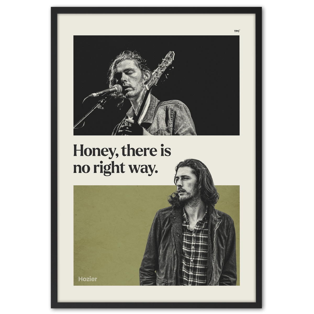 【額縁付き】 Hozier (10th Anniversary) A2ポスター Hozier Poster – The Posty Club