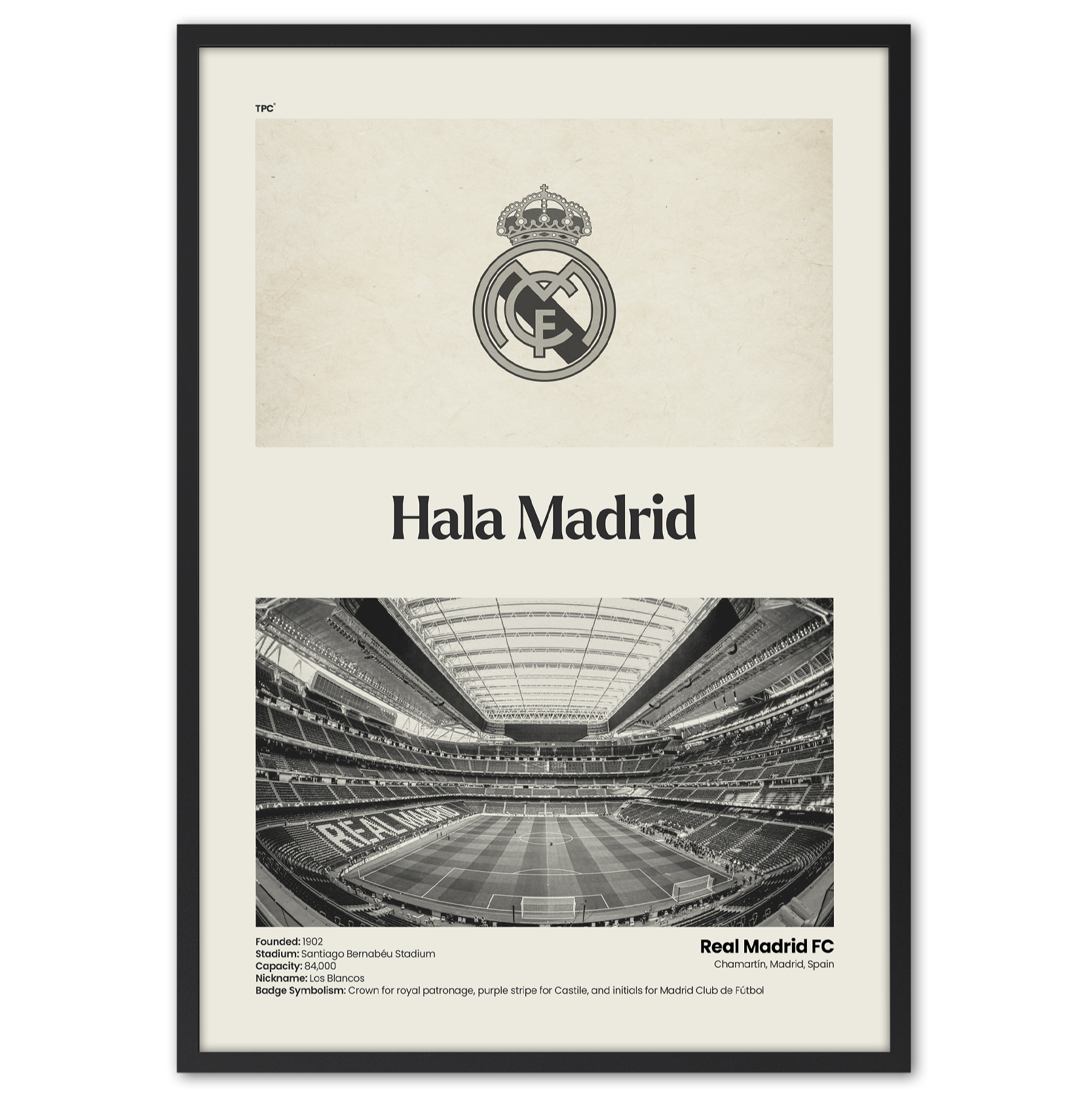 Real Madrid FC Poster