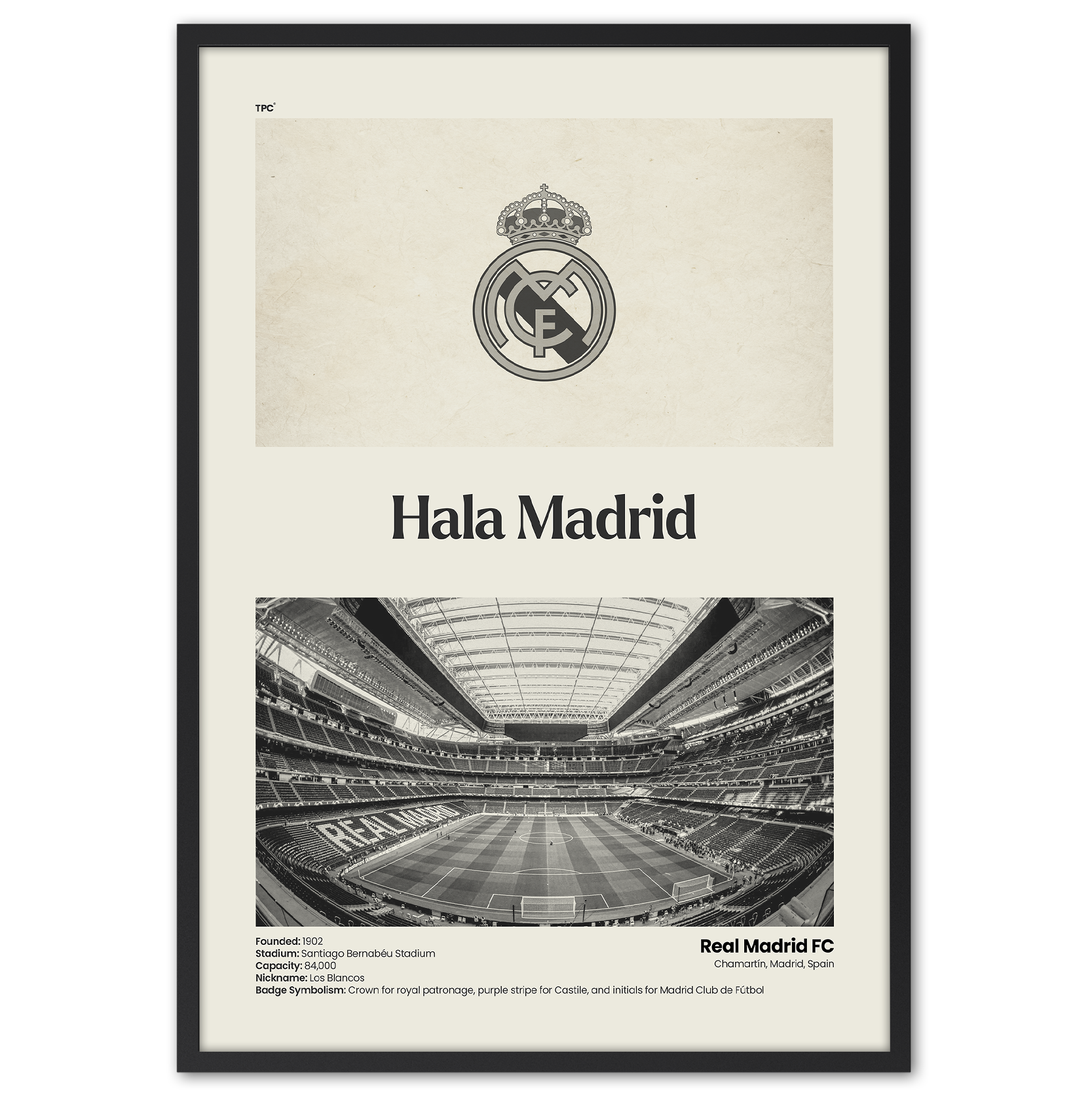 Real Madrid FC Poster