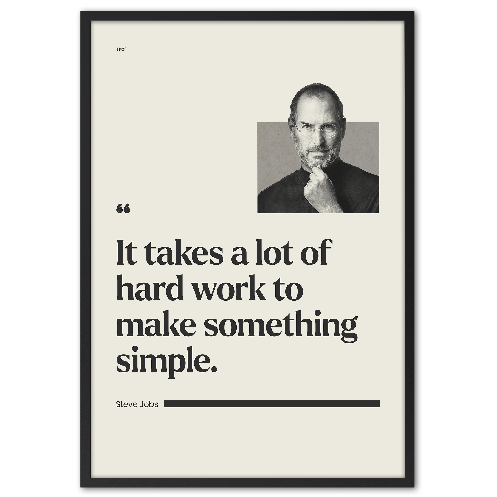 Steve Jobs - Simple Poster