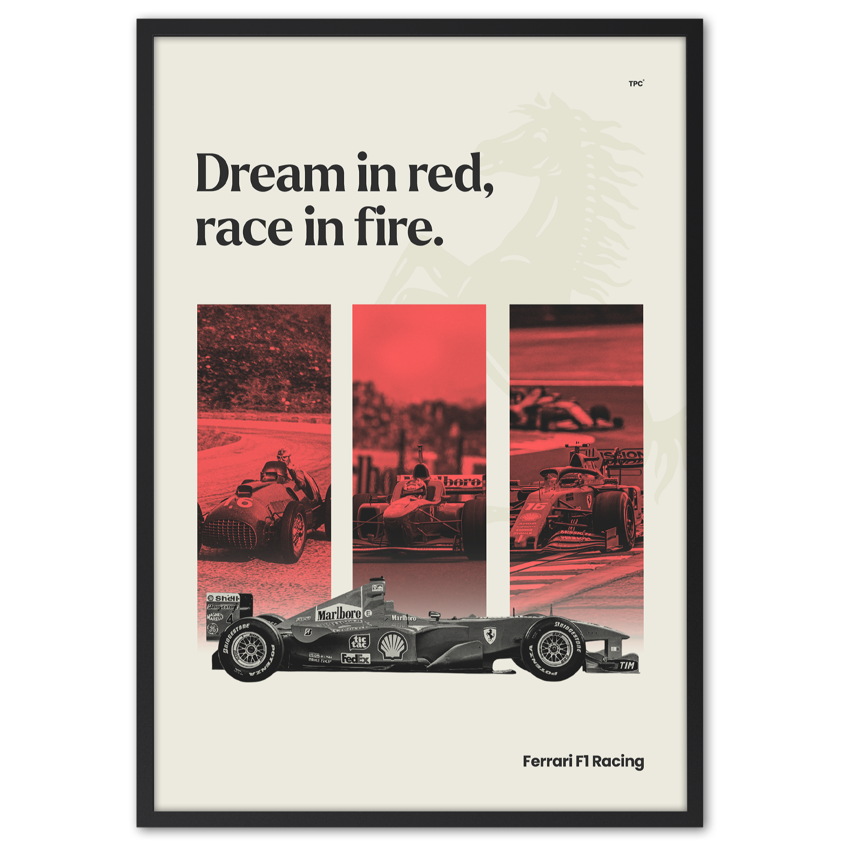 Ferrari F1 Racing Team Poster
