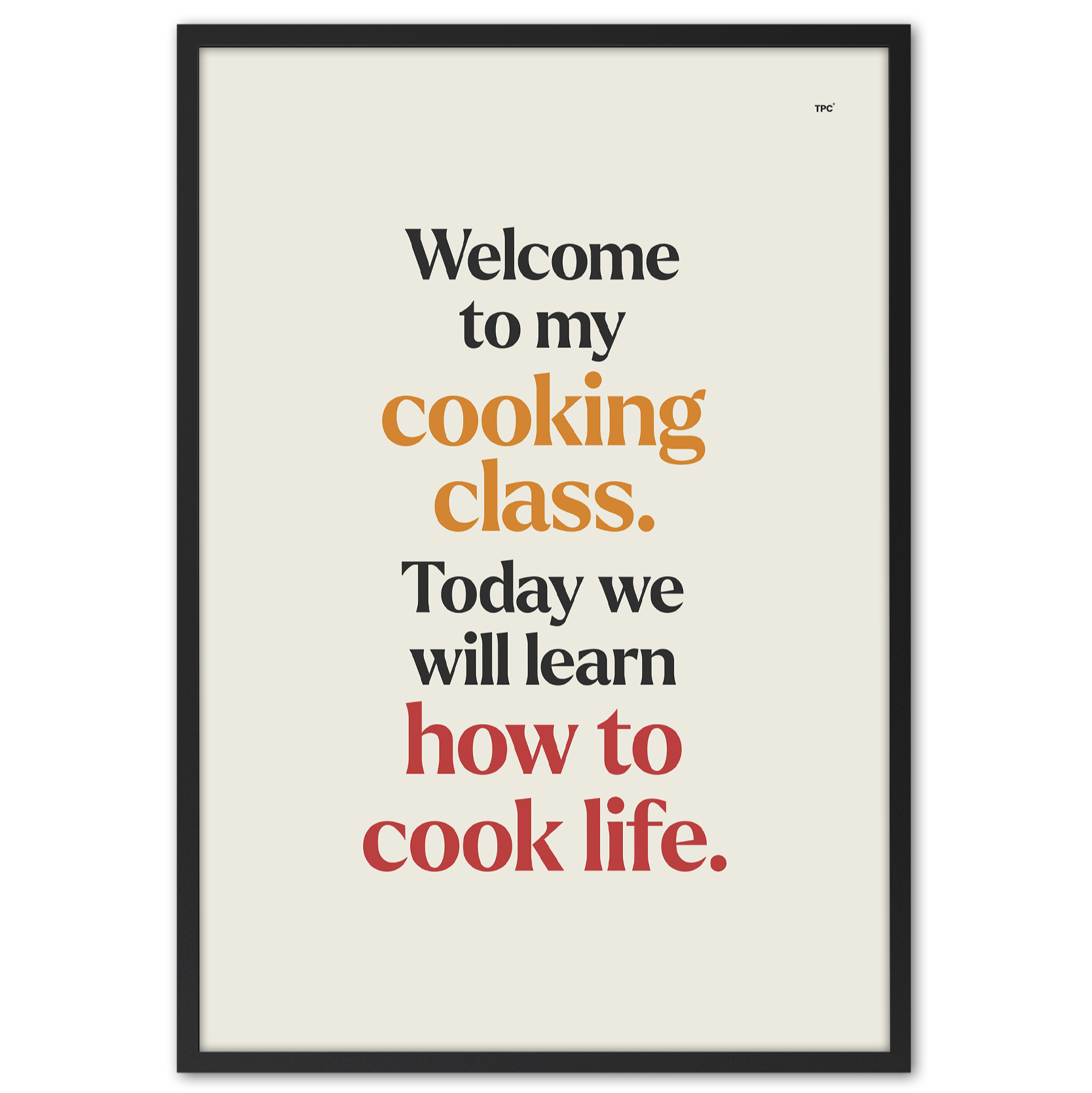 My Cooking Class Poster