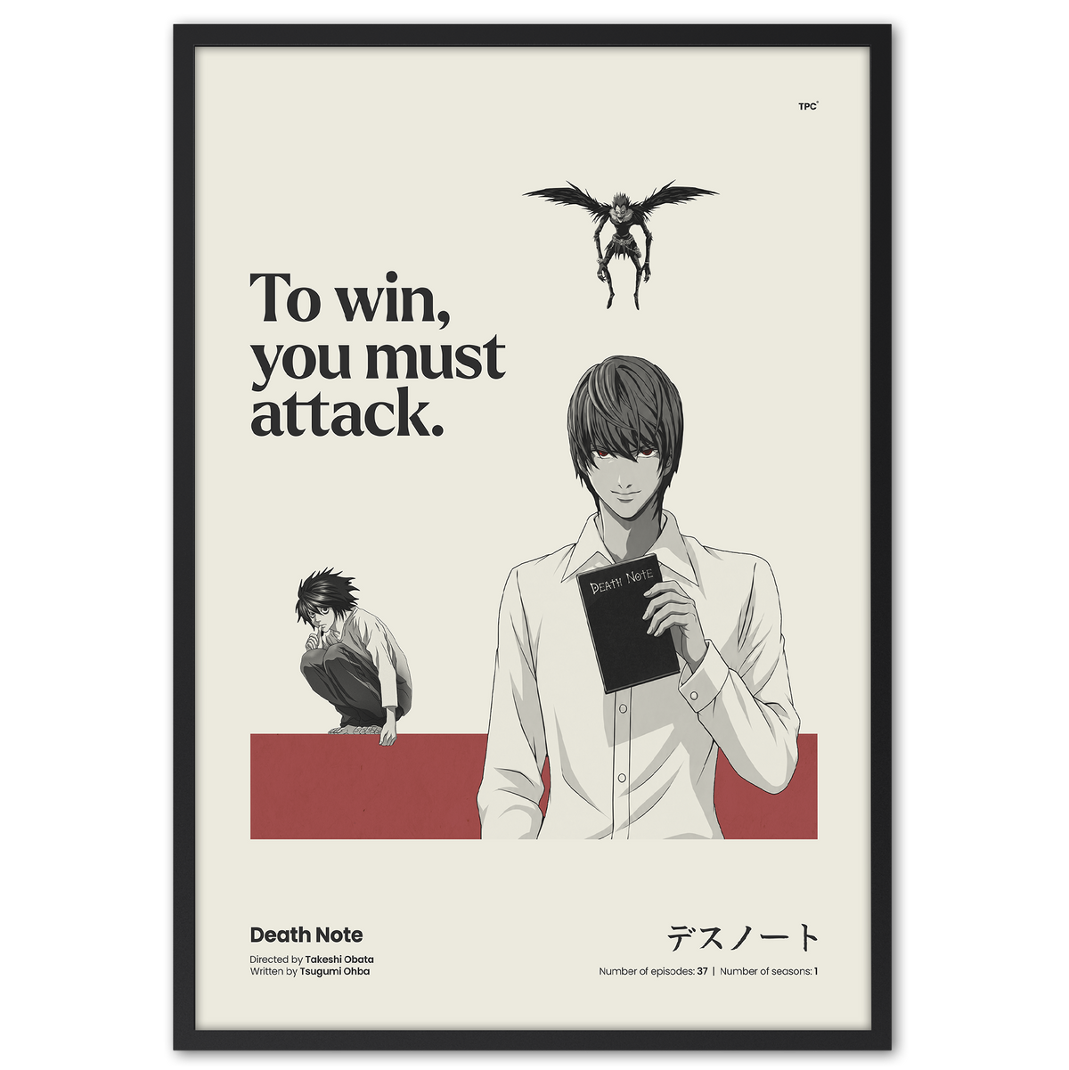 Death Note Bjd Death Note Poster – The Posty Club