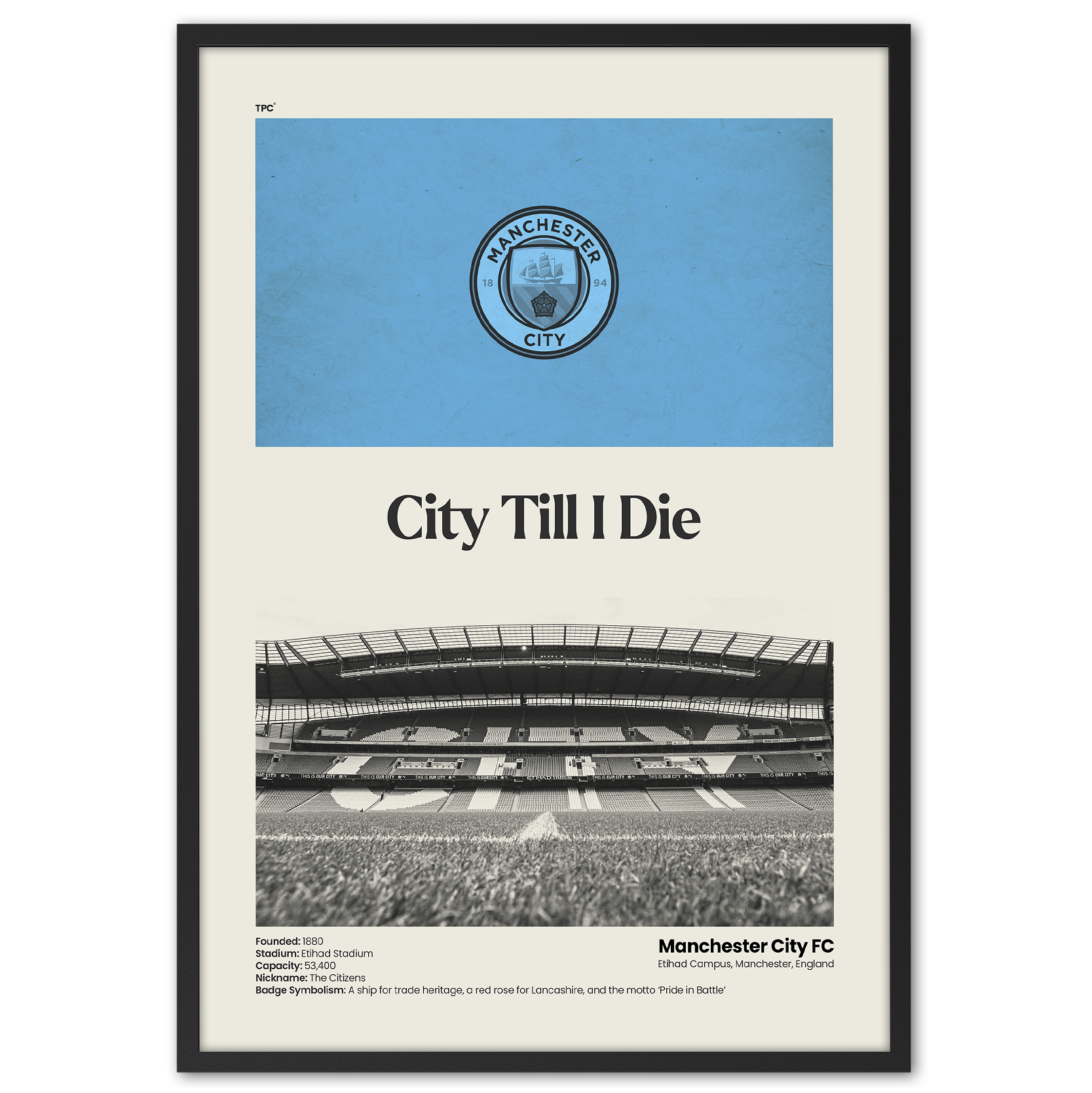 Manchester City FC Poster