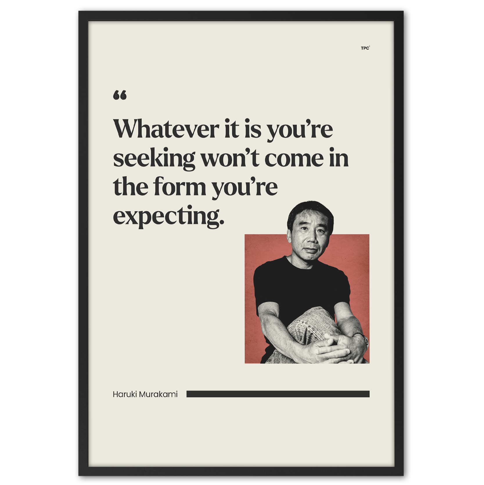 Haruki Murakami Poster