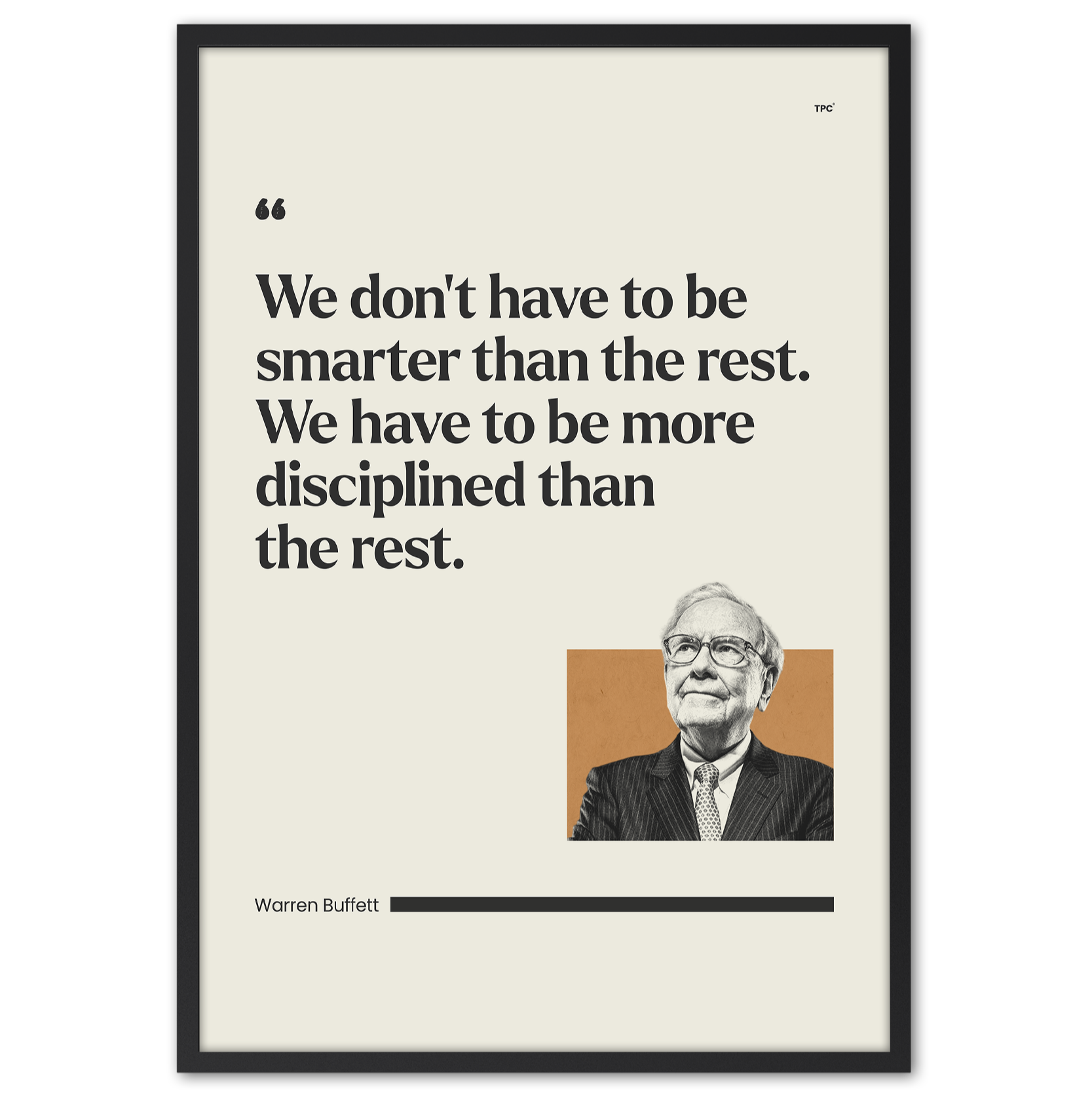 Warren Buffett Poster