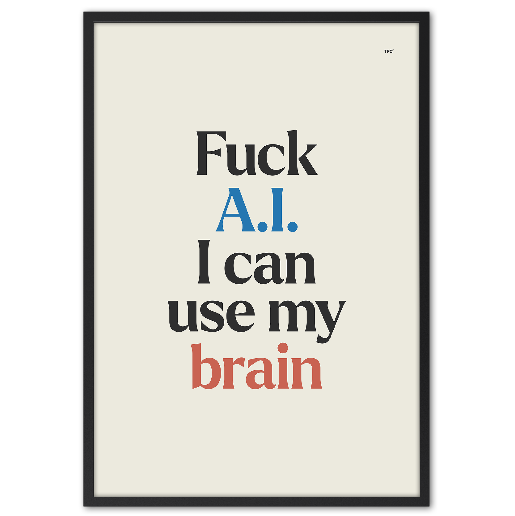 Use My Brain Poster