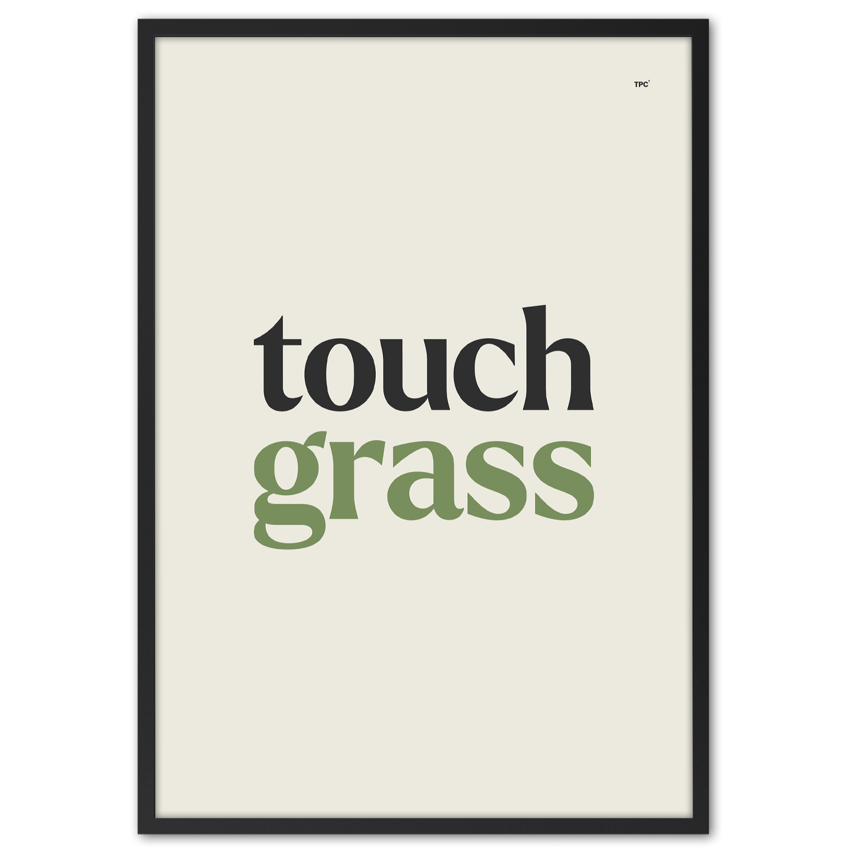 Touch Grass Poster
