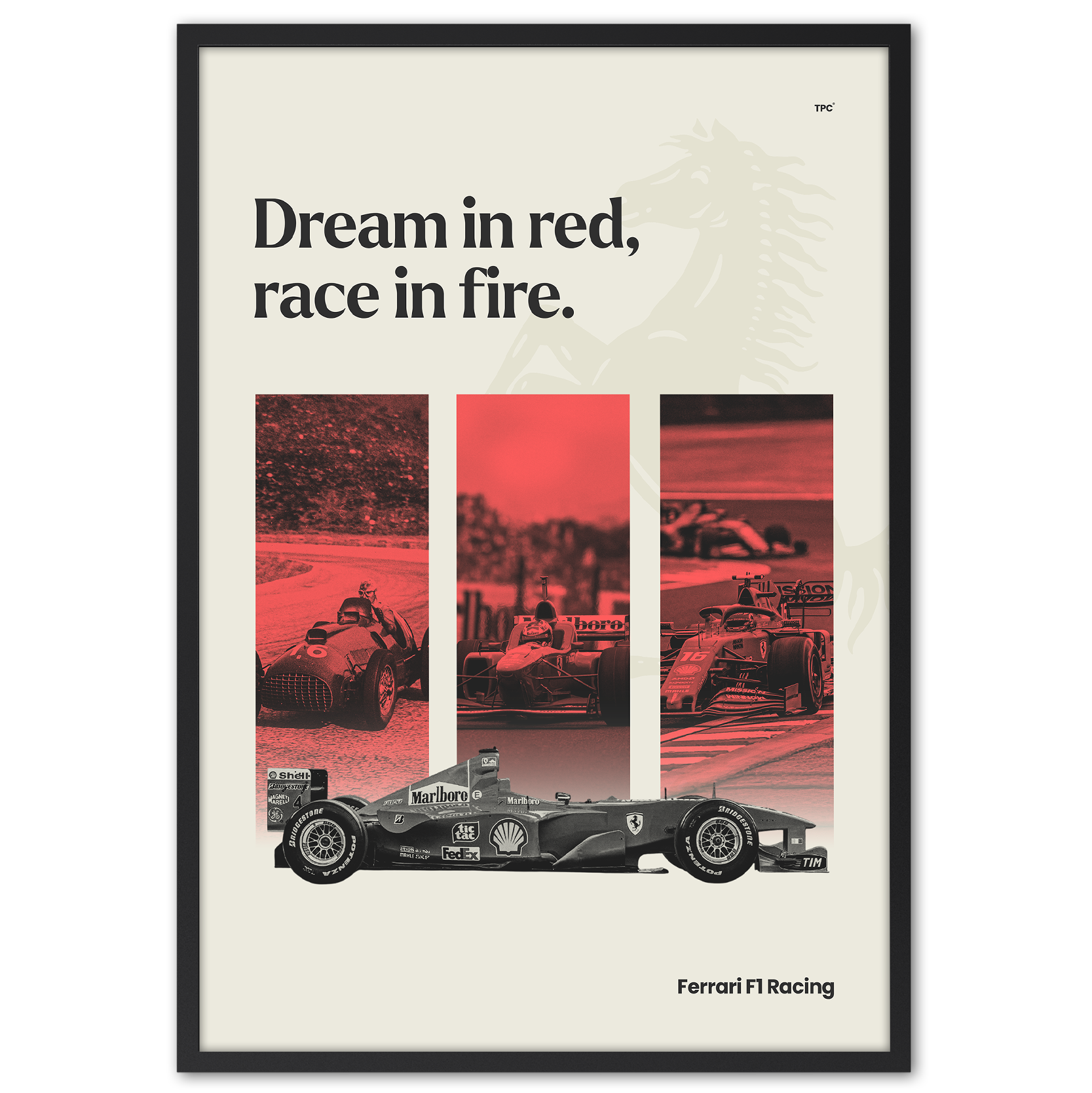 Ferrari F1 Racing Team Poster