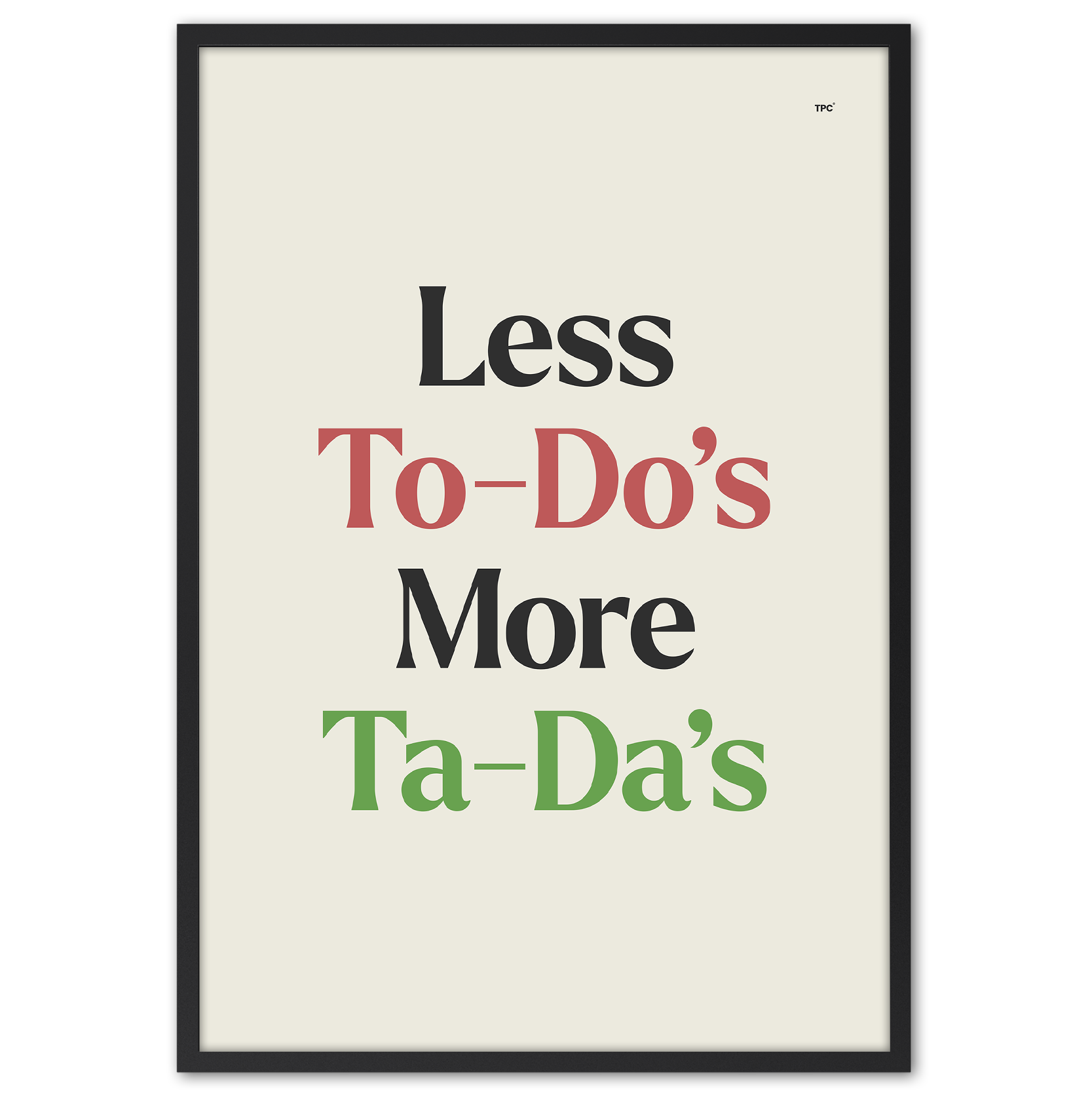 To-Do Ta-Da Poster