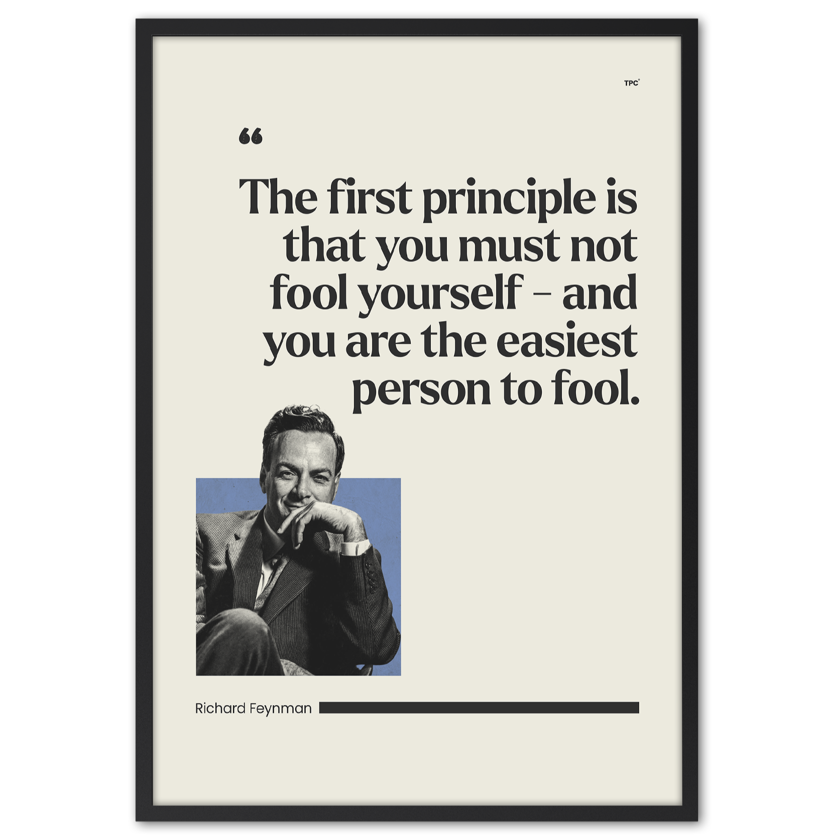 Richard Feynman Poster
