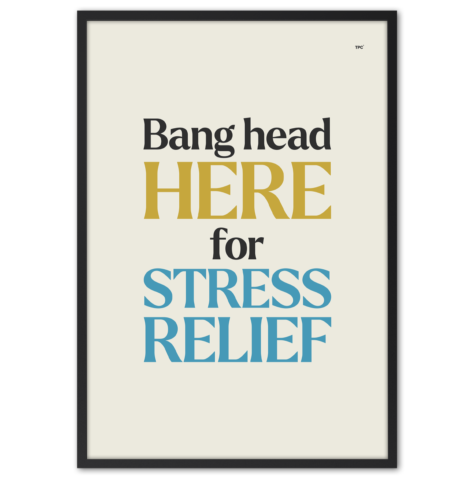 Stress Relief Poster