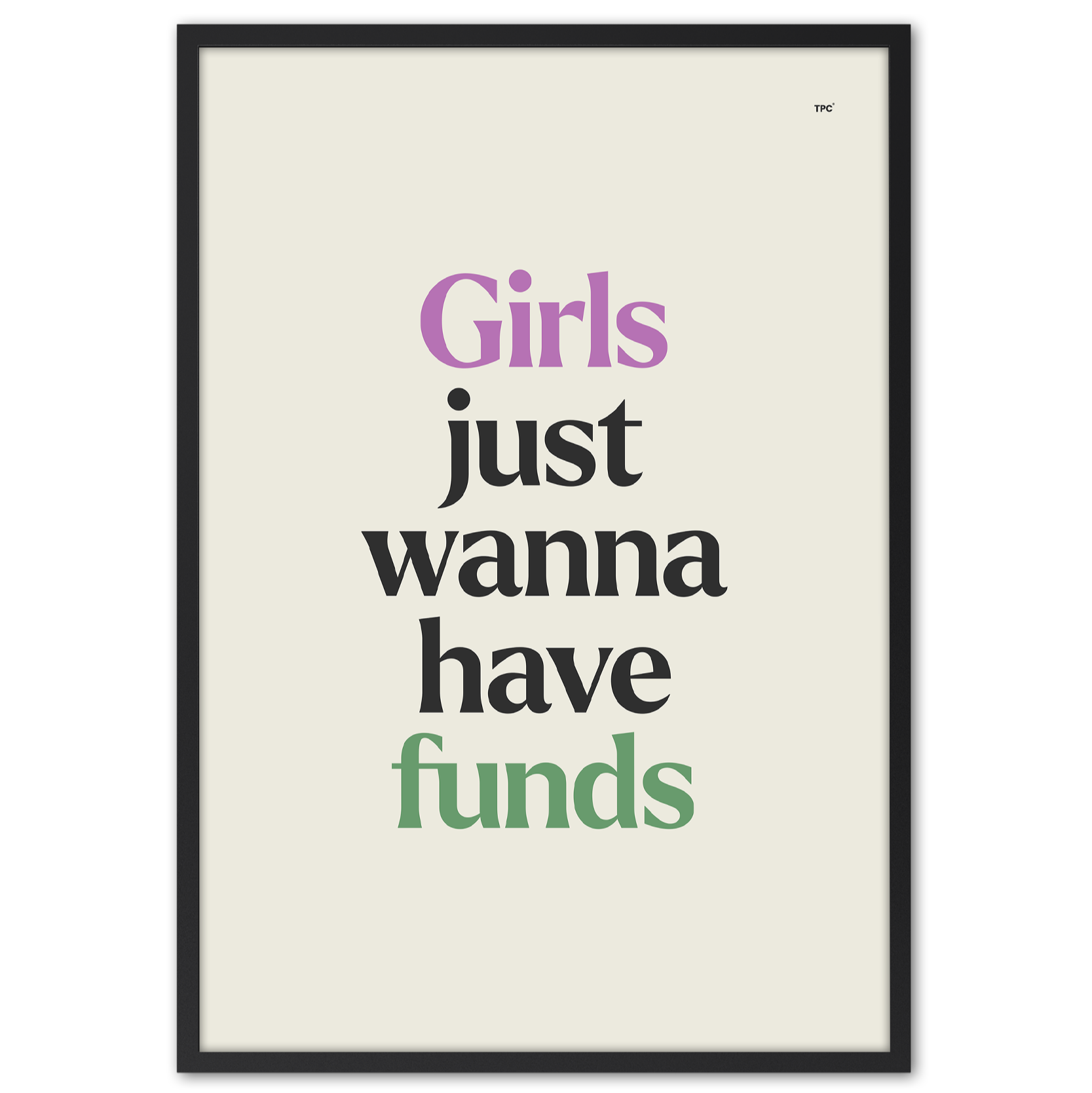 Girls Funds Poster