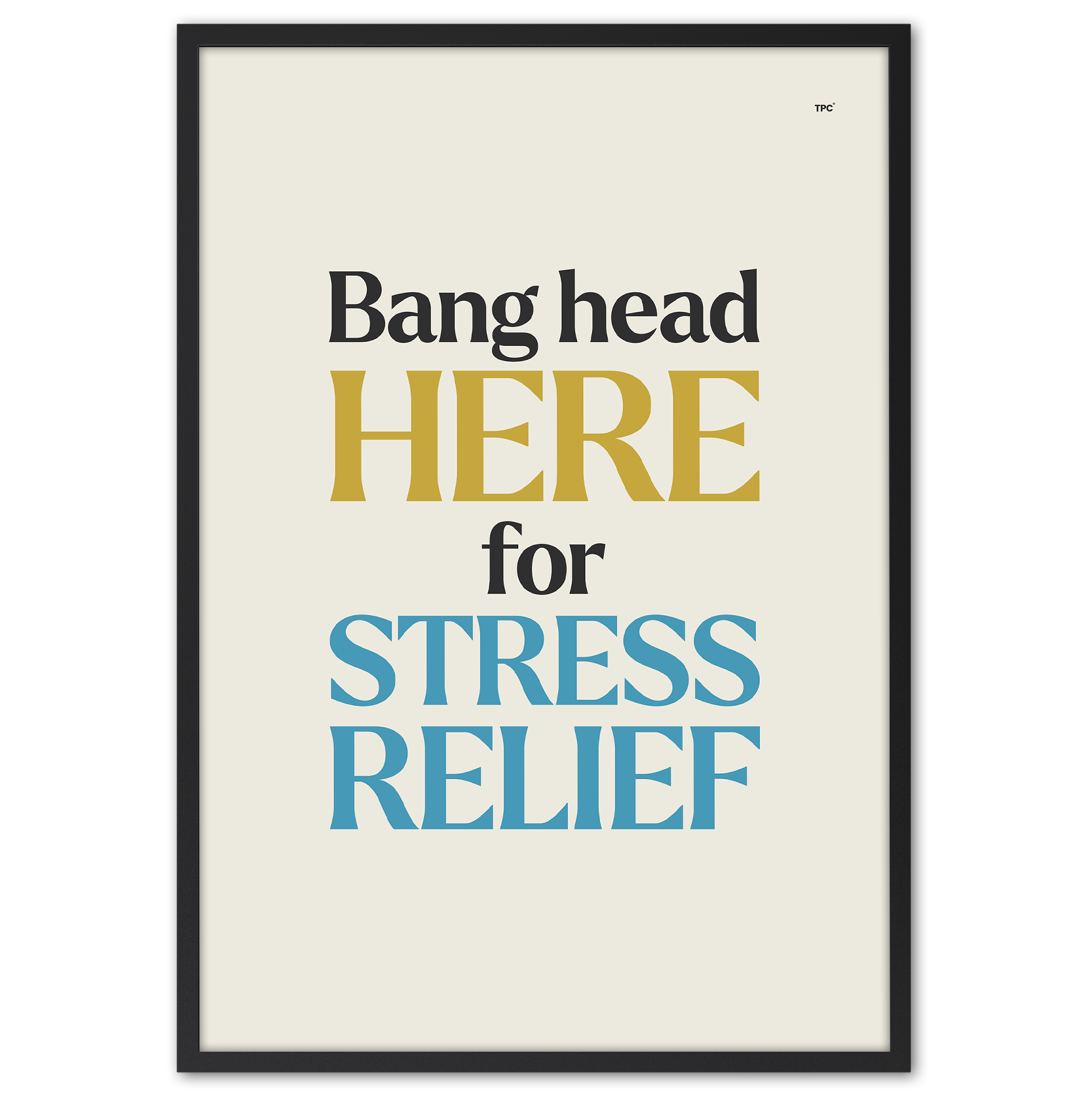Stress Relief Poster