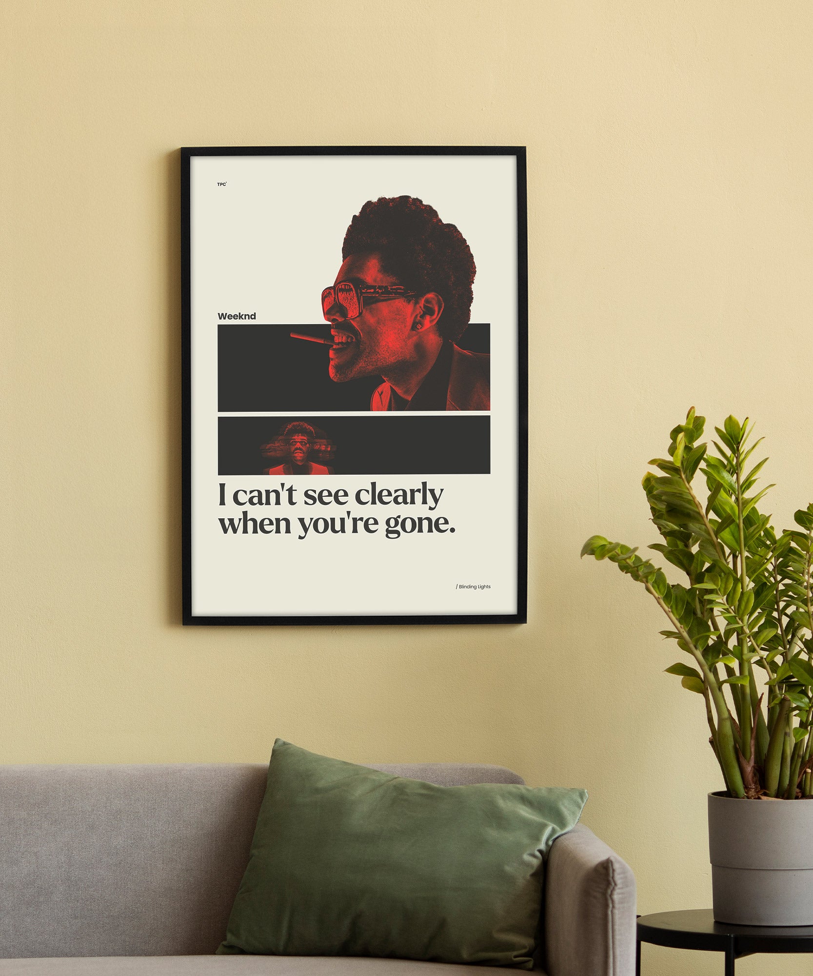 Weeknd - Blinding Lights Poster