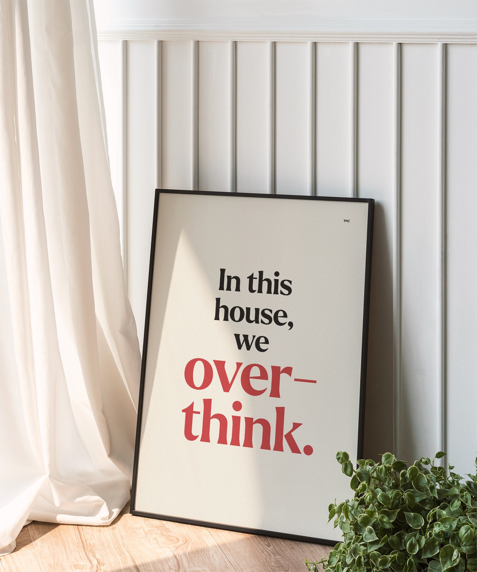 We Overthink Poster