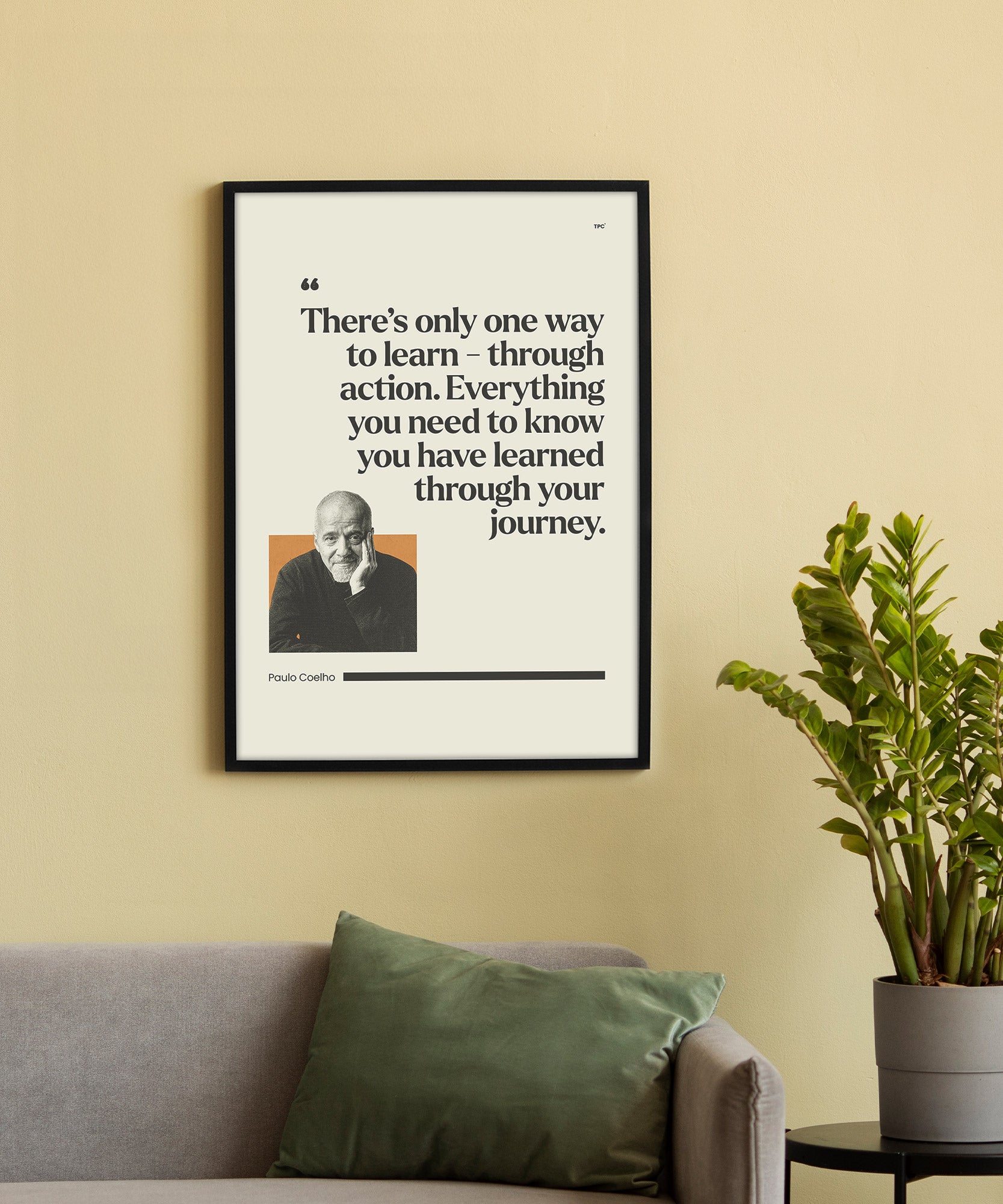 Paulo Coelho Poster