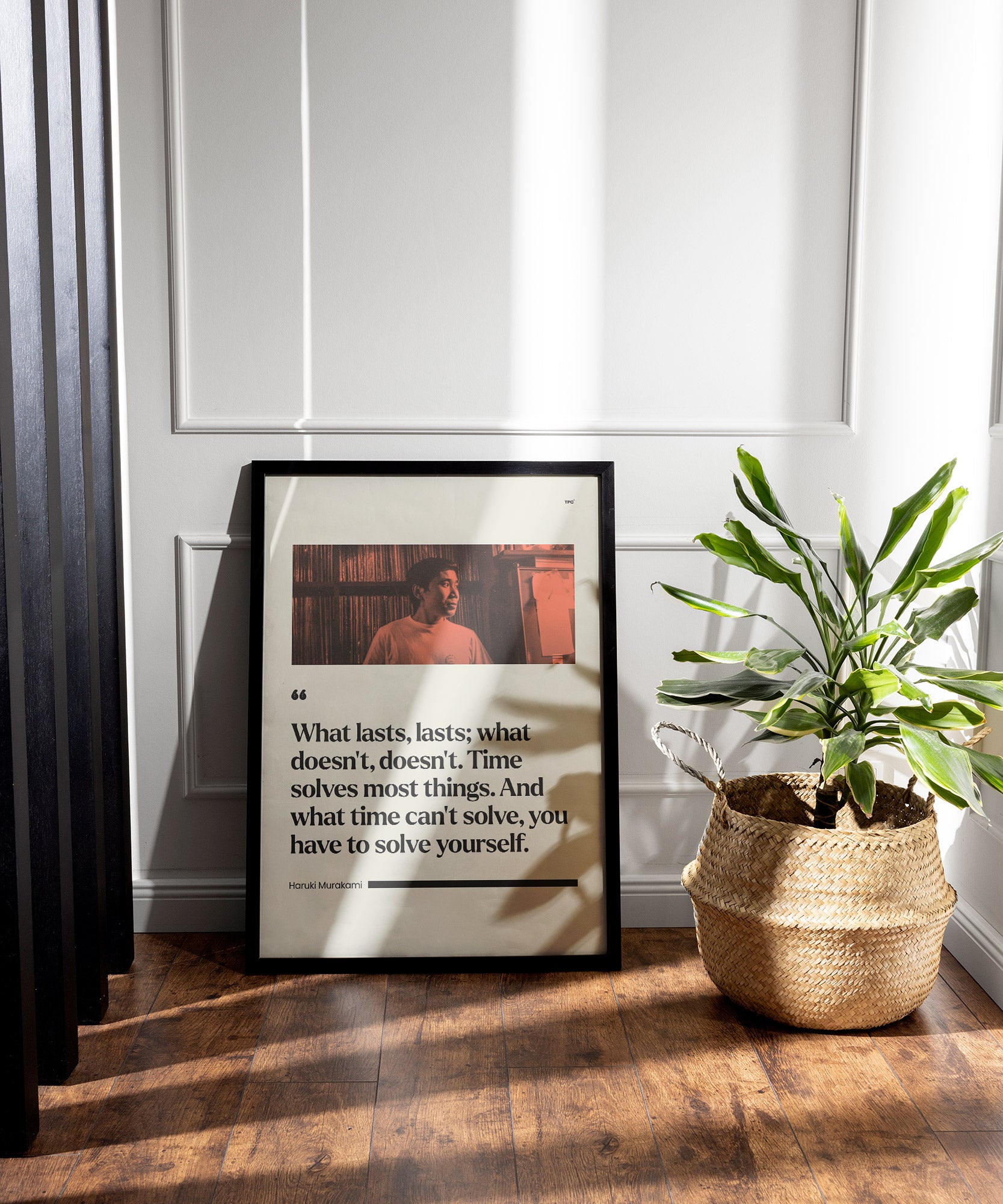 Haruki Murakami - Time Poster