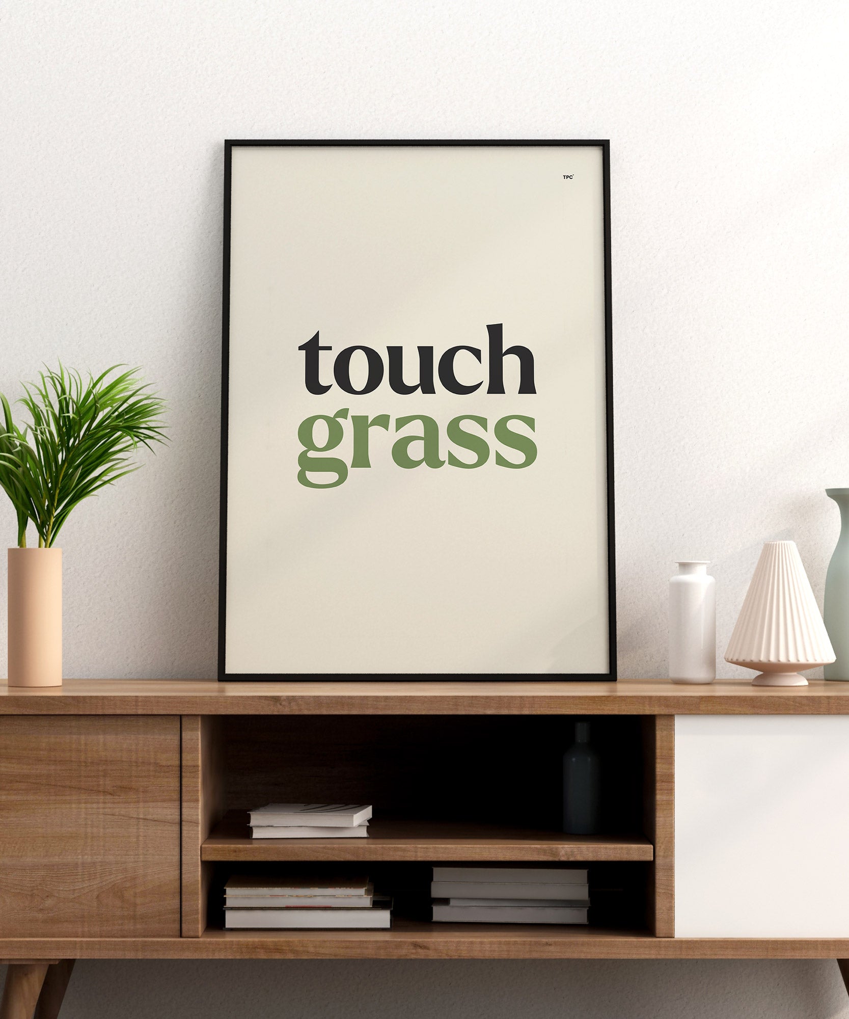 Touch Grass Poster