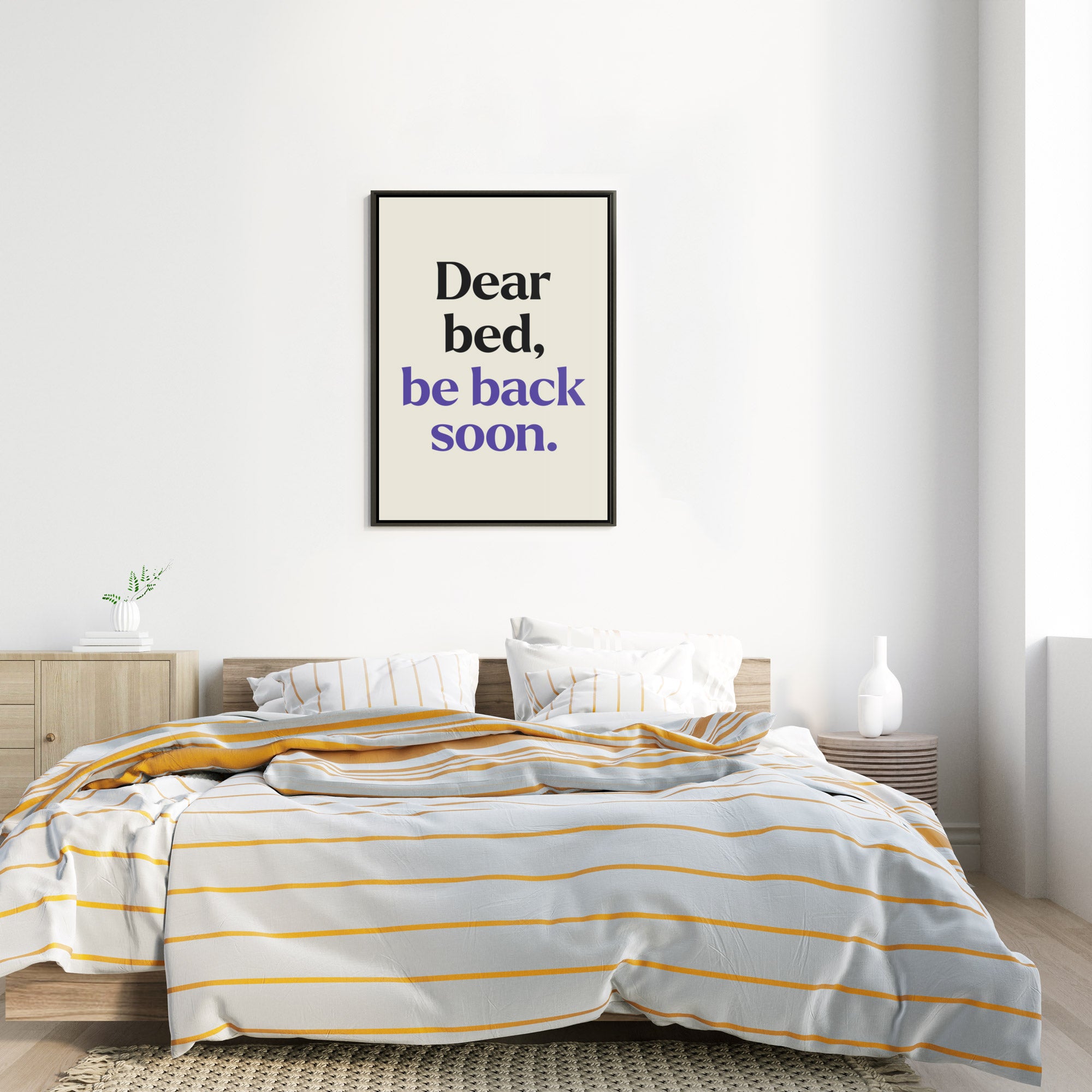Dear Bed Poster