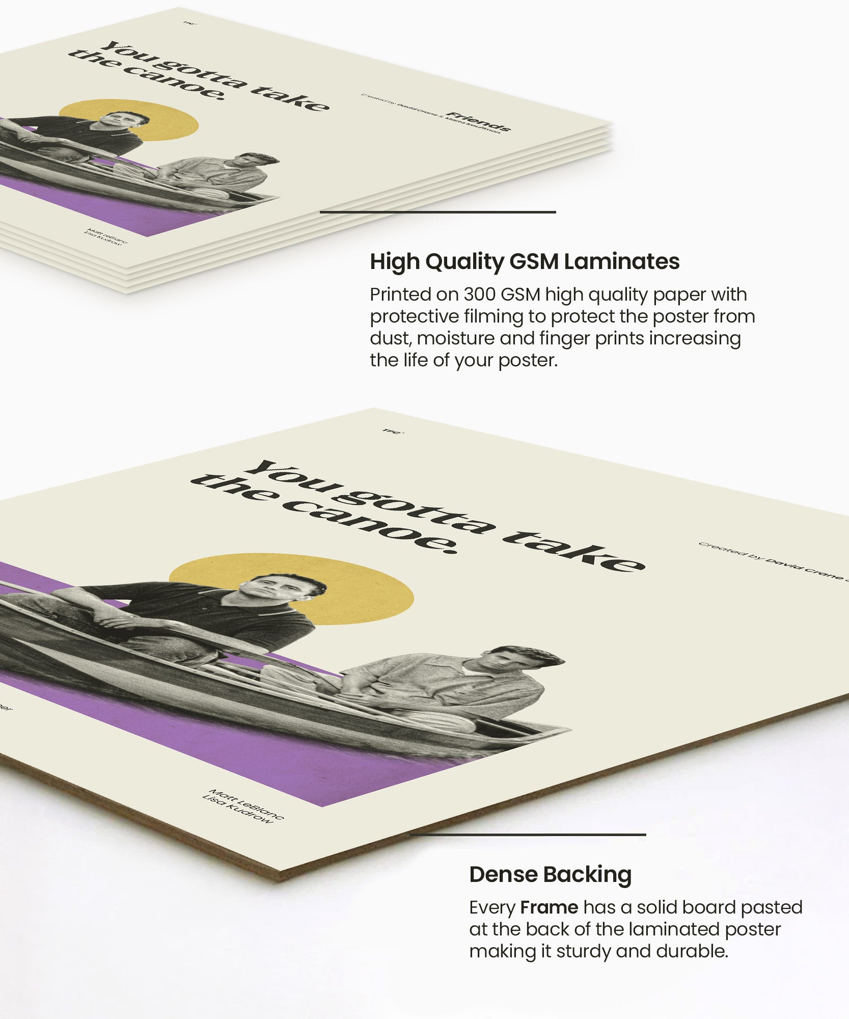 Joey & Chandler Friends Poster