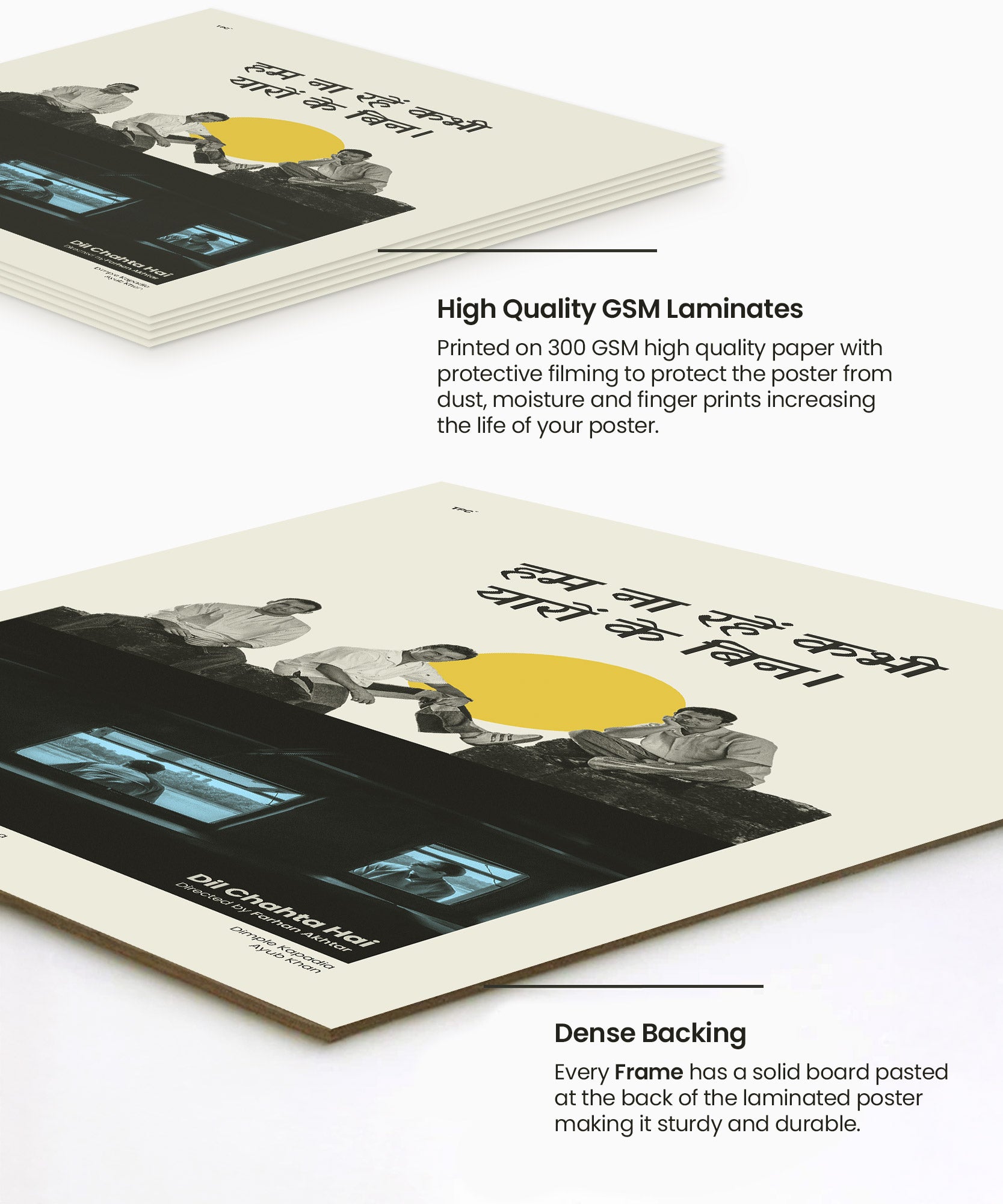 Dil Chahta Hai (Hindi) Poster