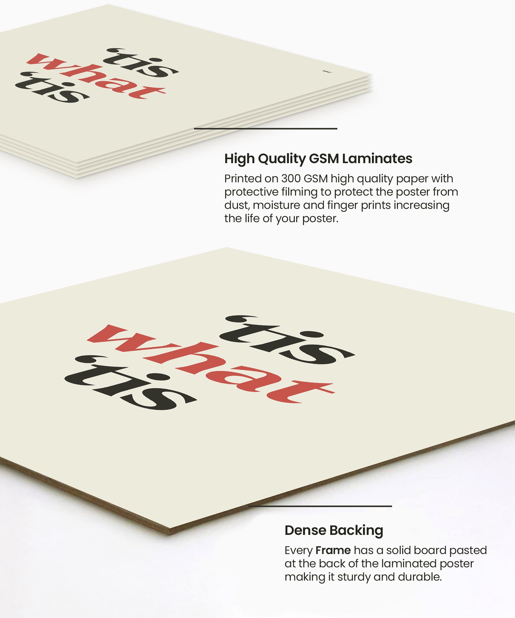 tis what 'tis Poster