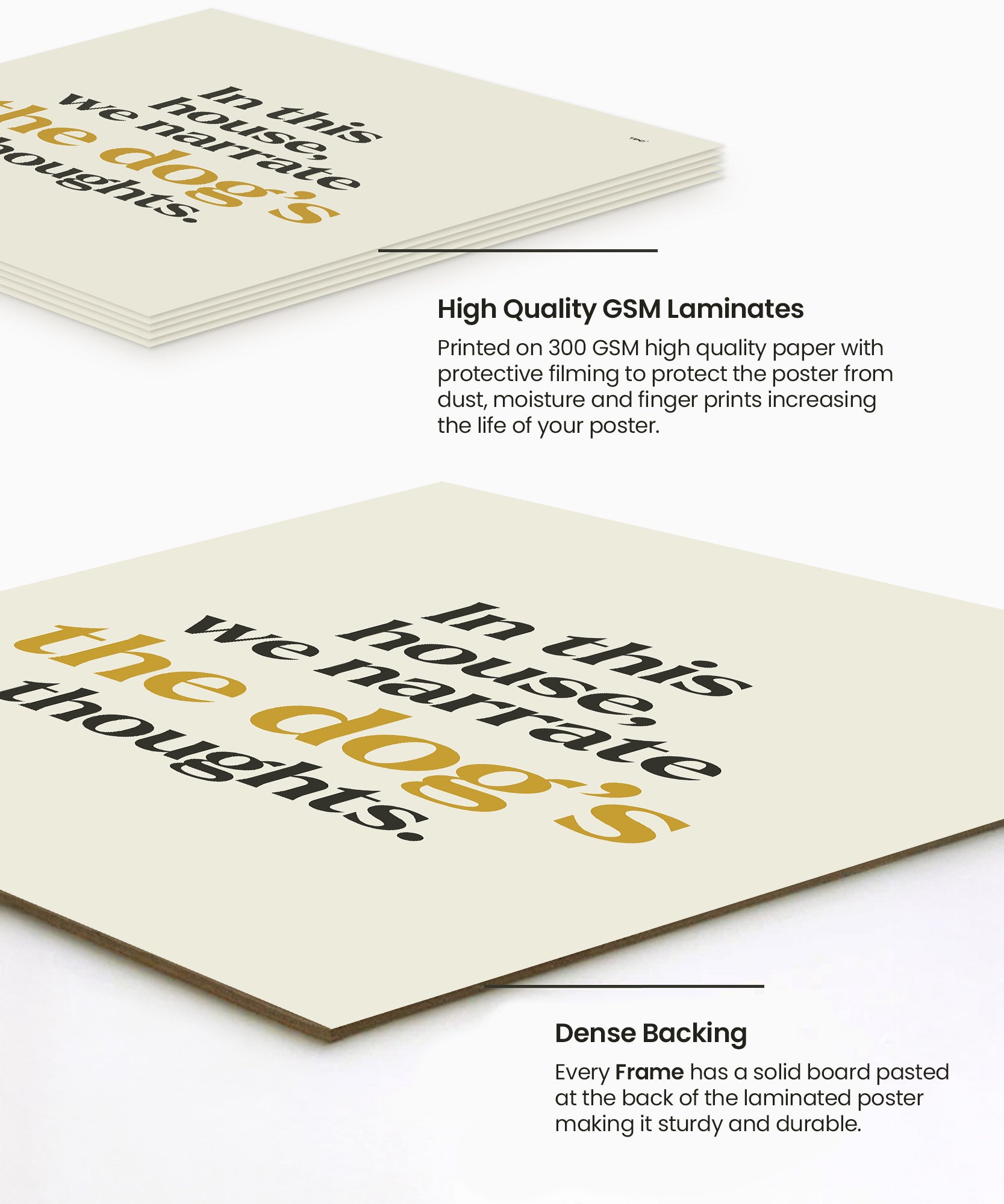 House of Dog's Thoughts Poster