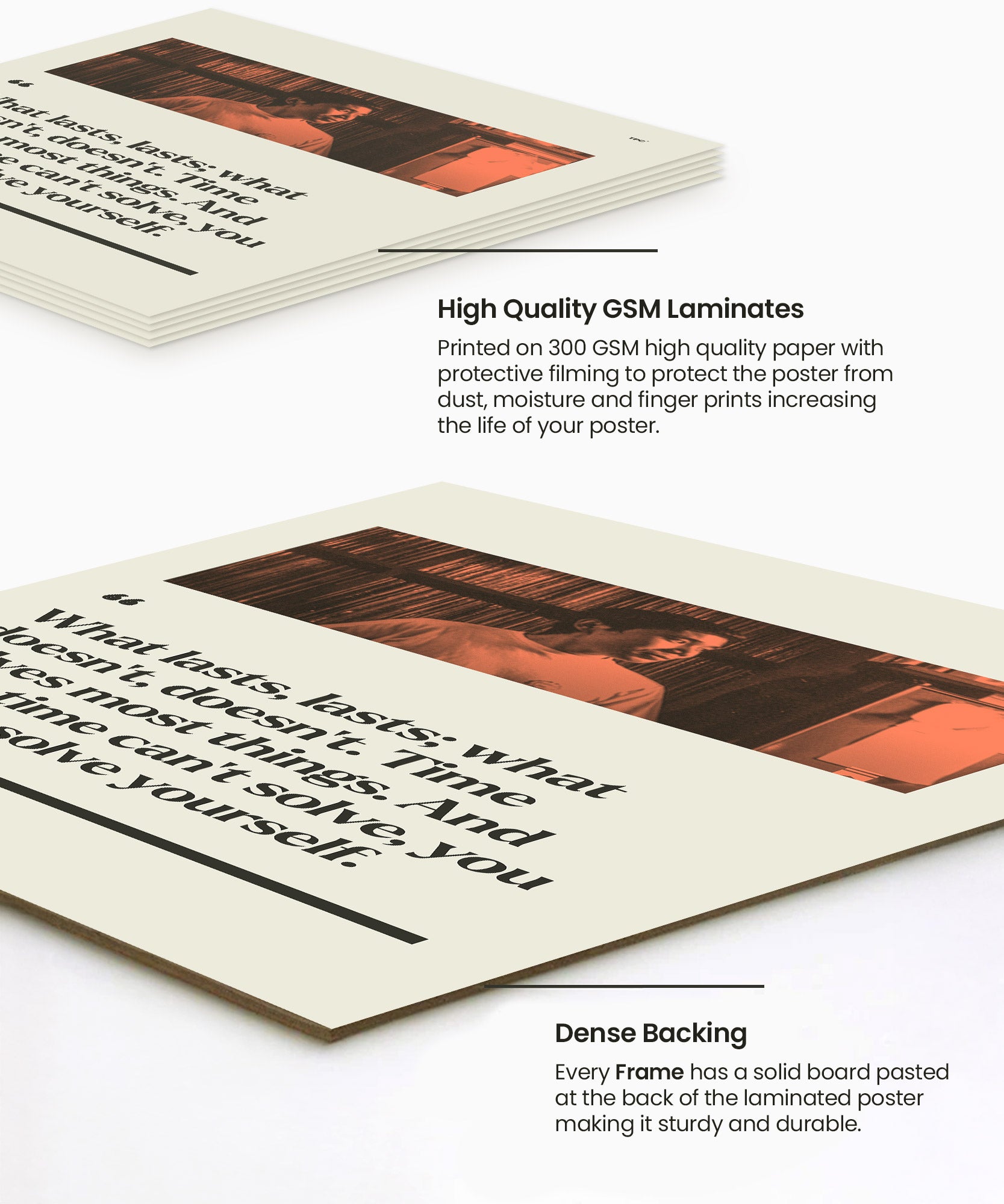 Haruki Murakami - Time Poster