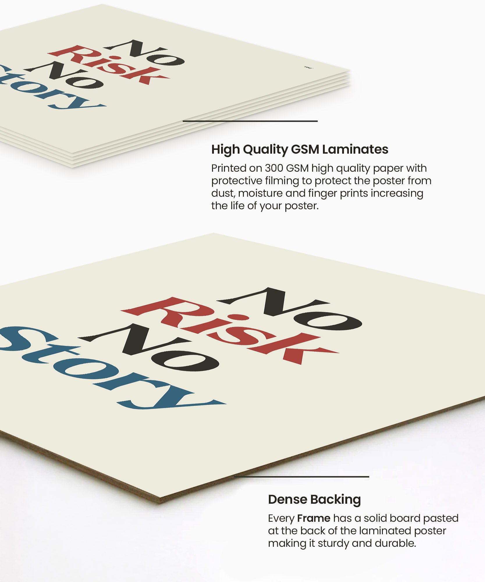 No Risk No Story Poster