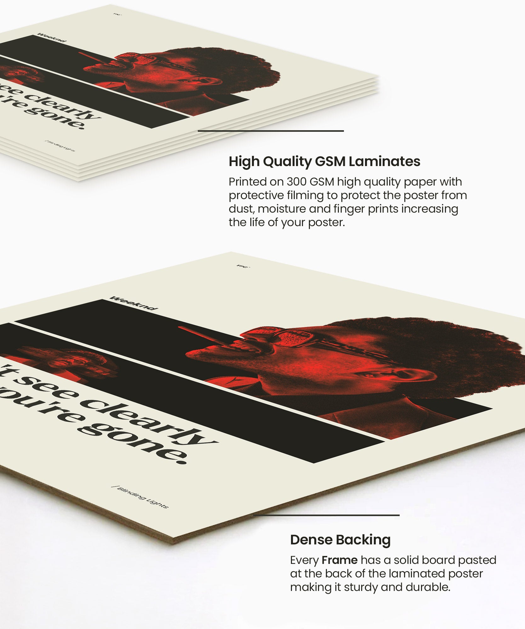 Weeknd - Blinding Lights Poster