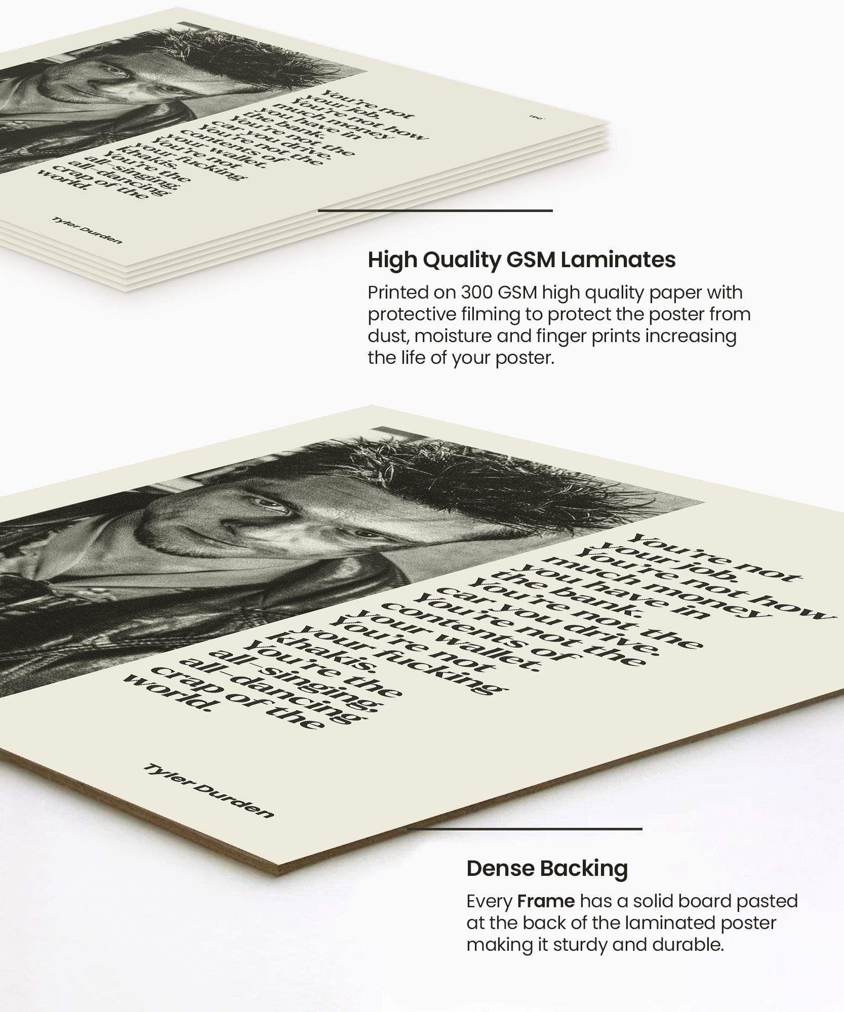 Tyler Durden - Fight Club Poster