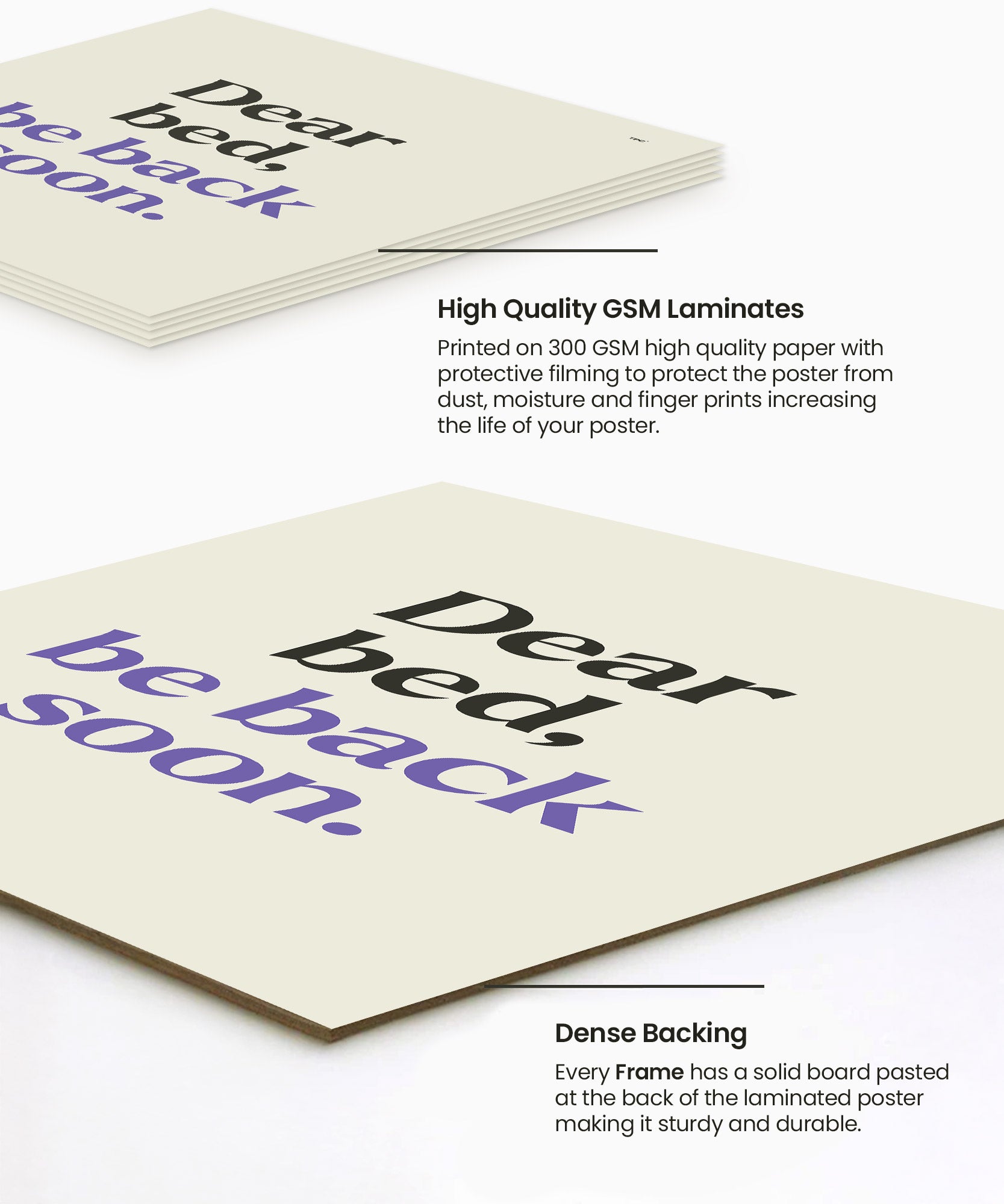 Dear Bed Poster