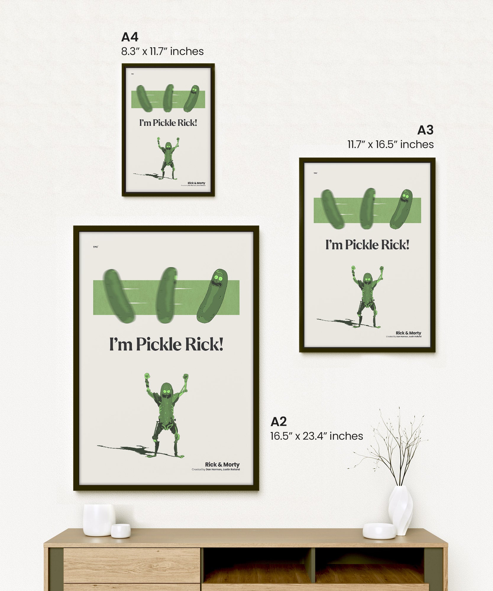 Pickle Rick - Rick & Morty Poster