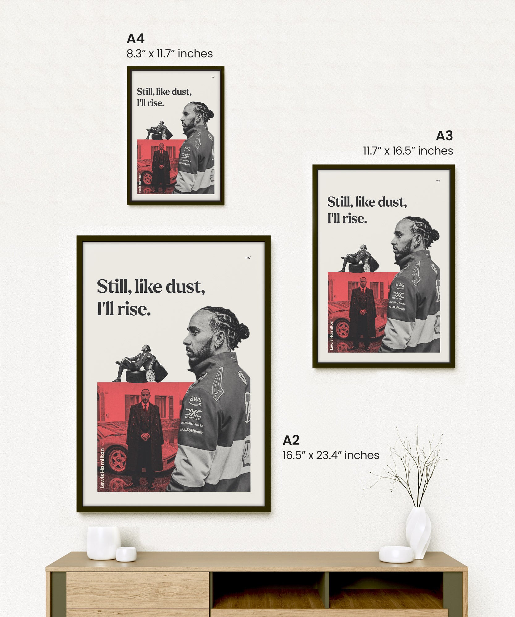 Lewis Hamilton Poster