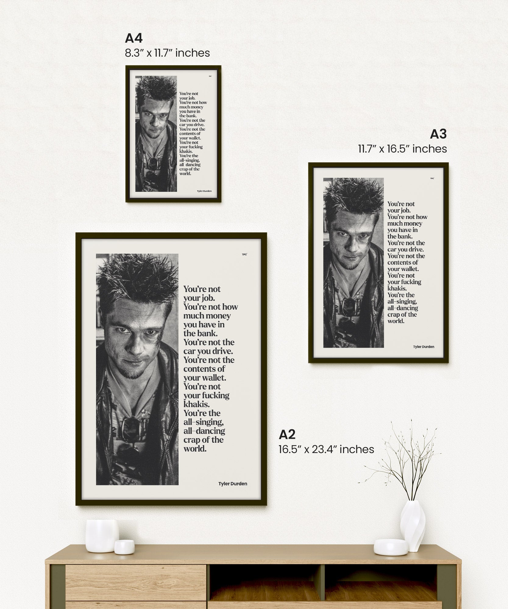 Tyler Durden - Fight Club Poster