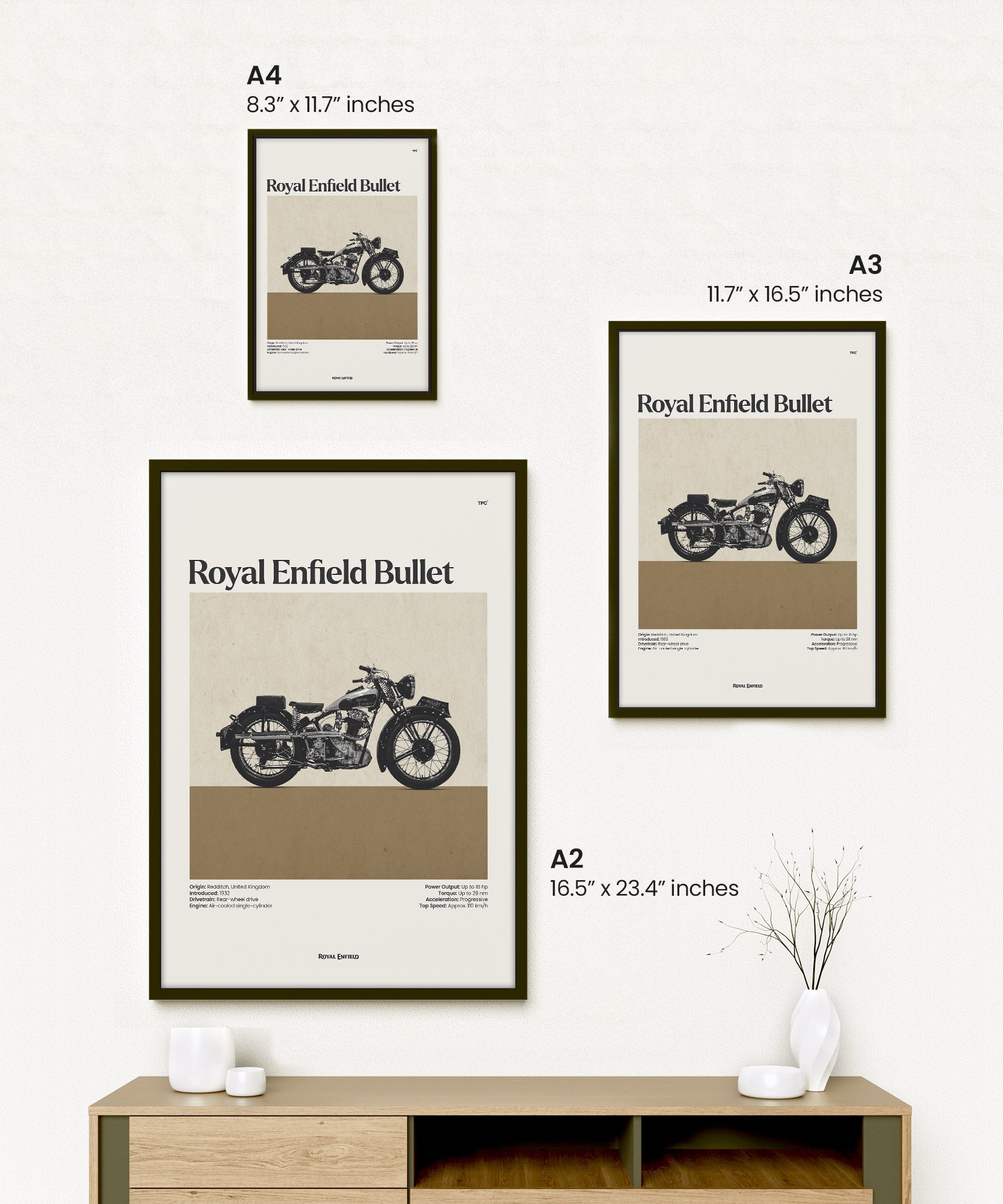 Royal Enfield Bullet Poster