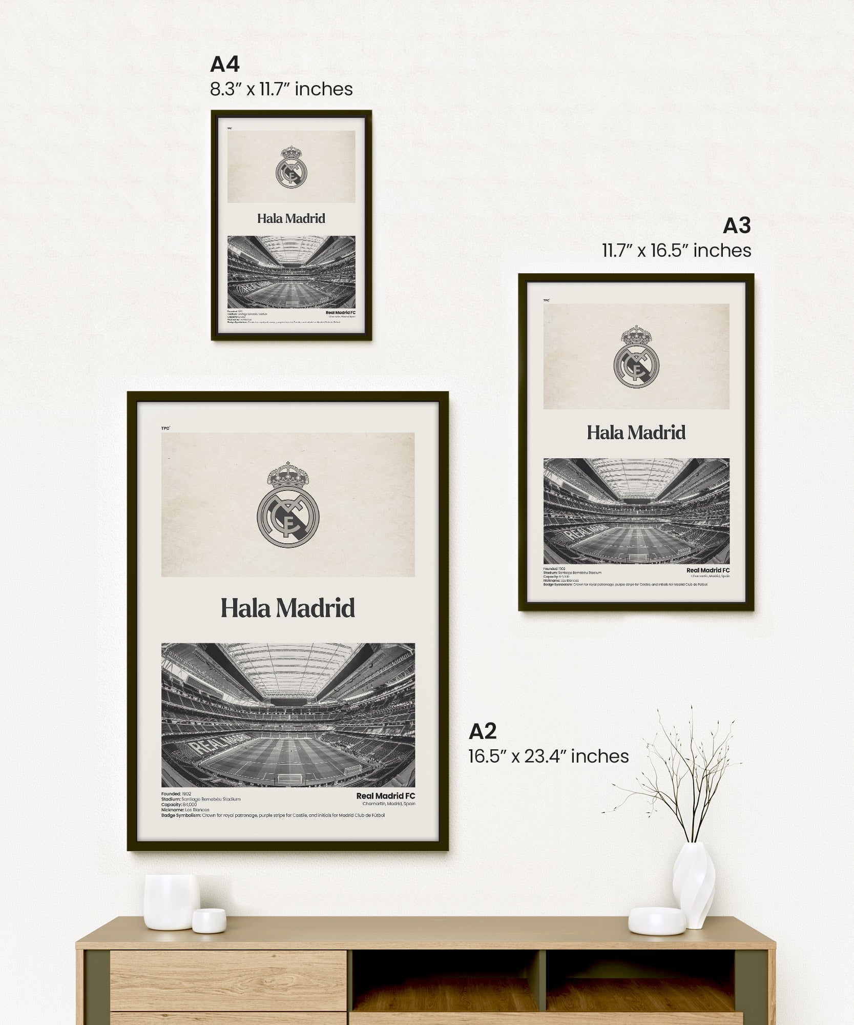 Real Madrid FC Poster
