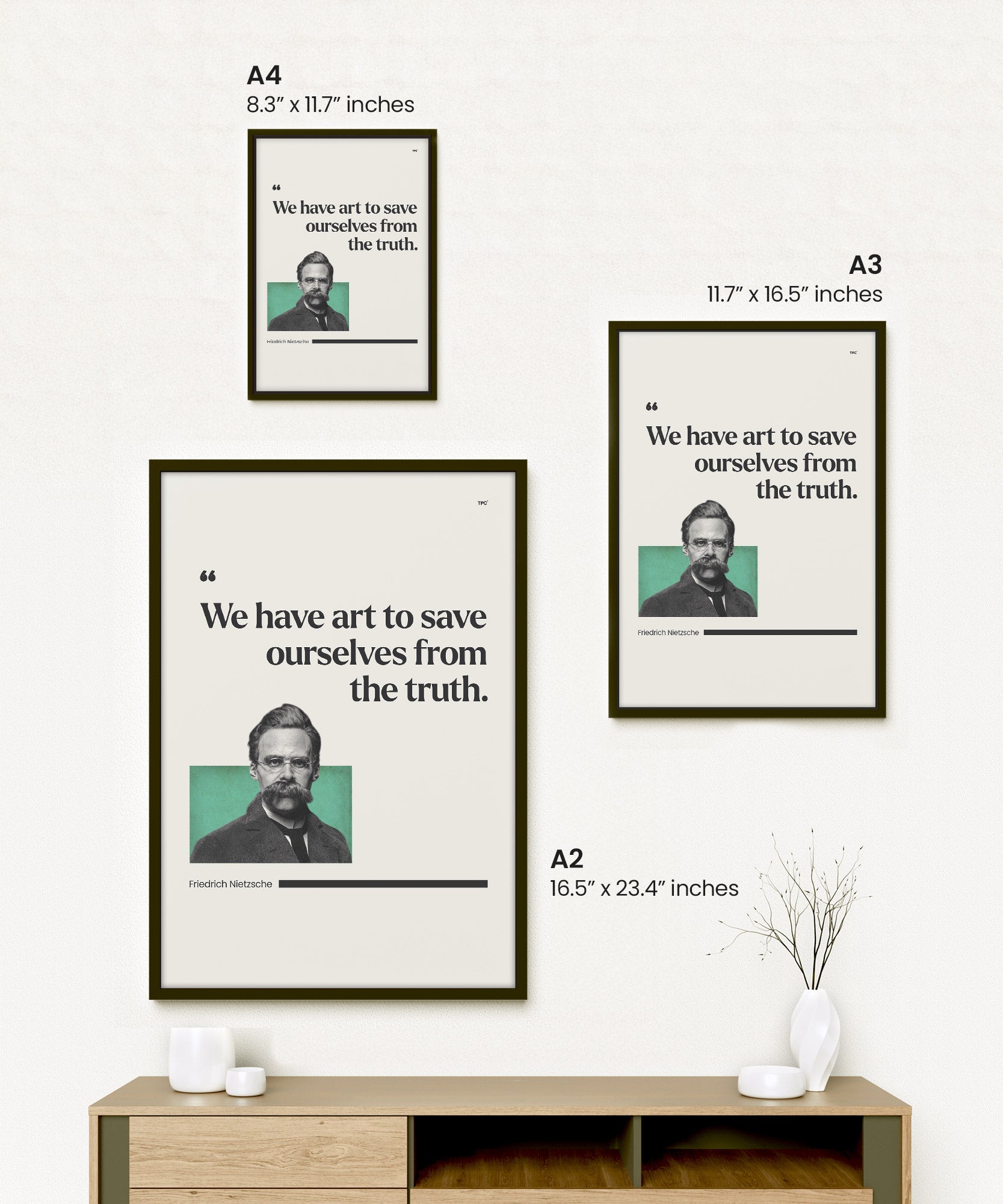 Friedrich Nietzsche Poster