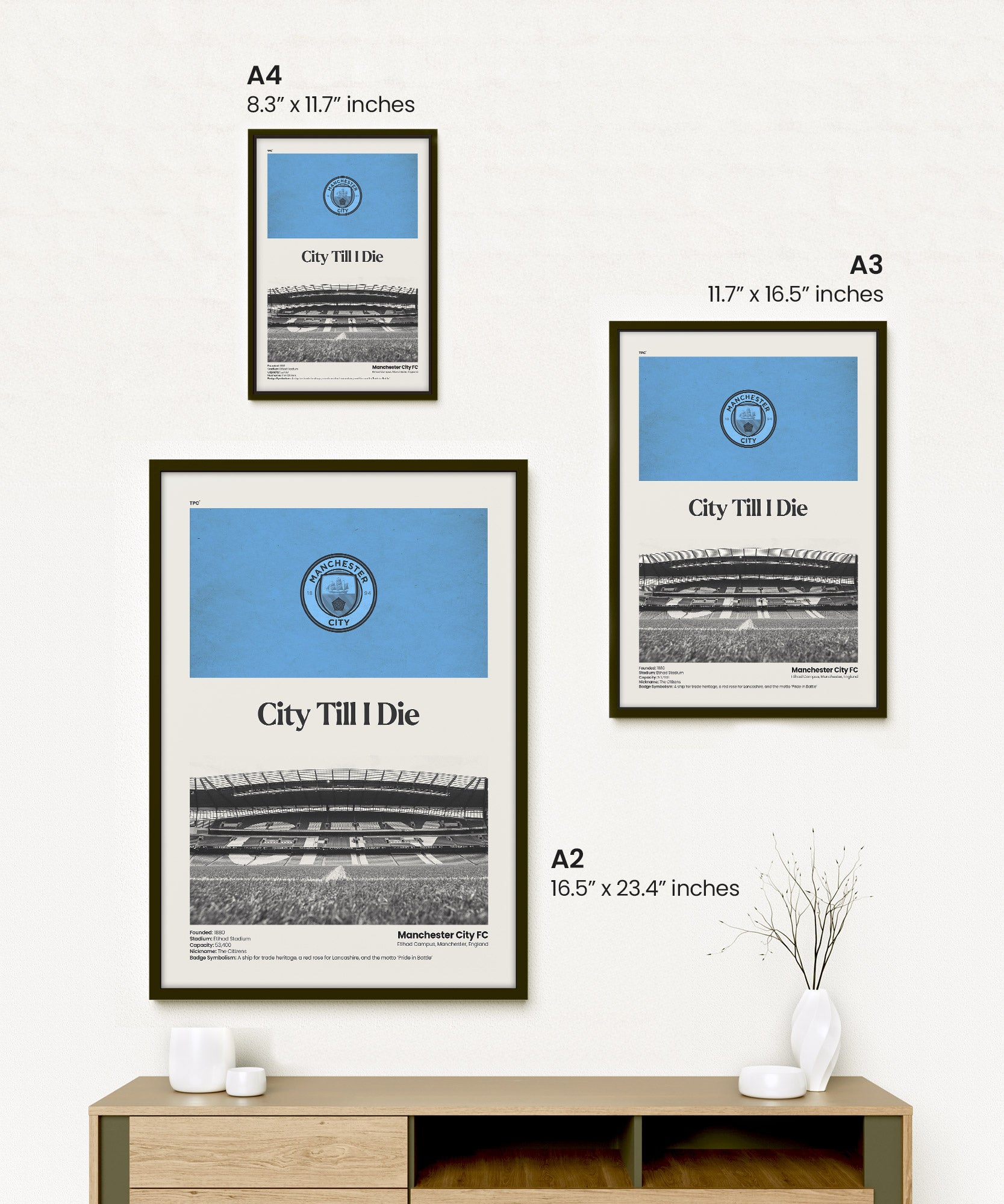 Manchester City FC Poster