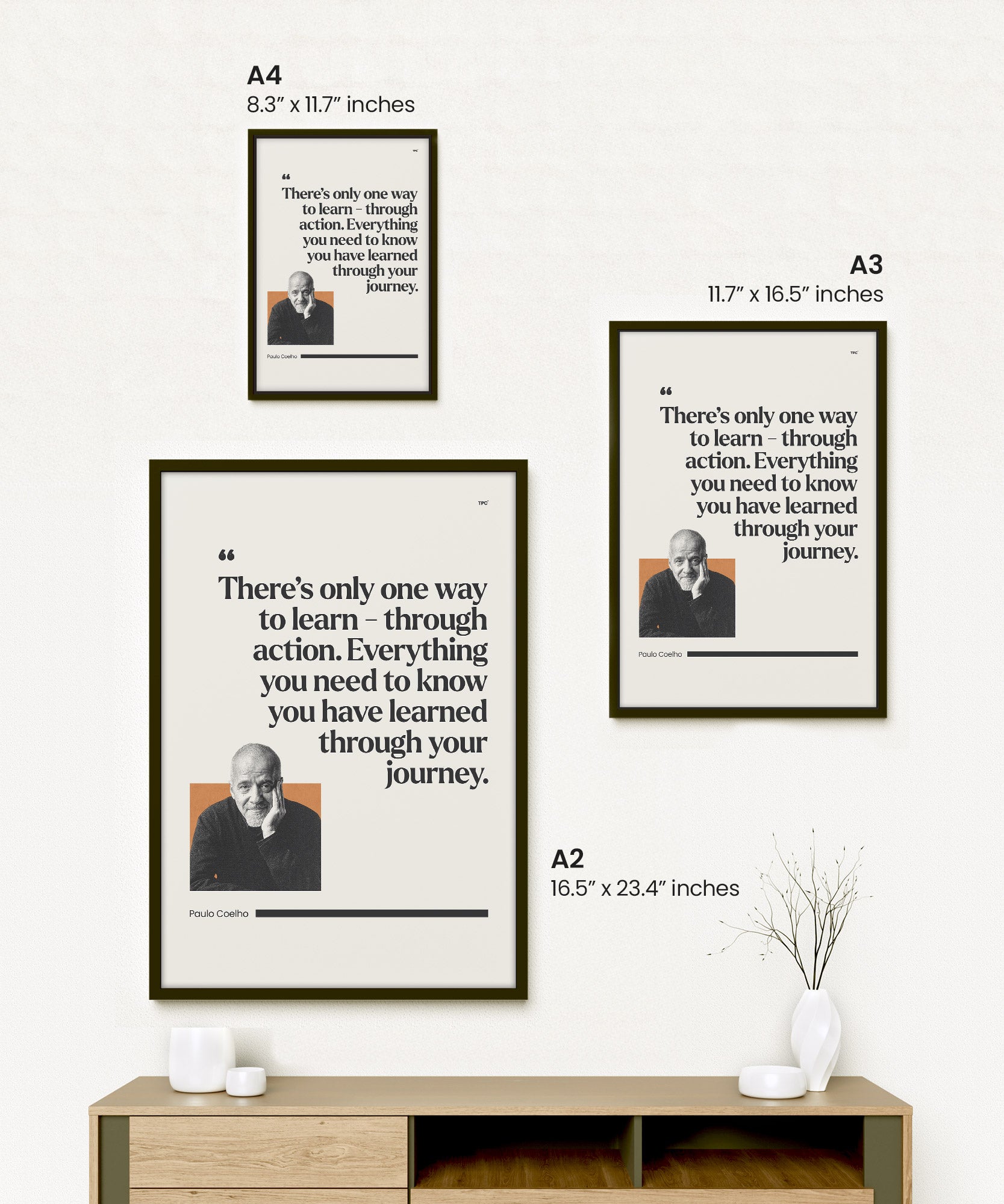 Paulo Coelho Poster