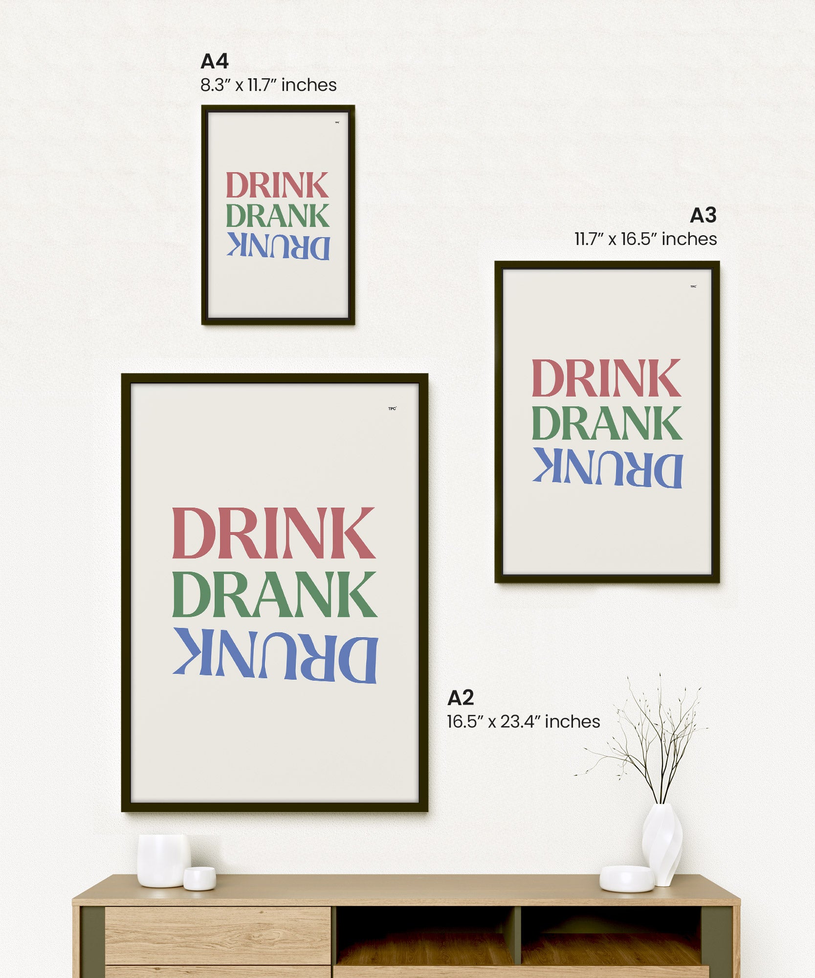 Drink Drank Drunk Poster
