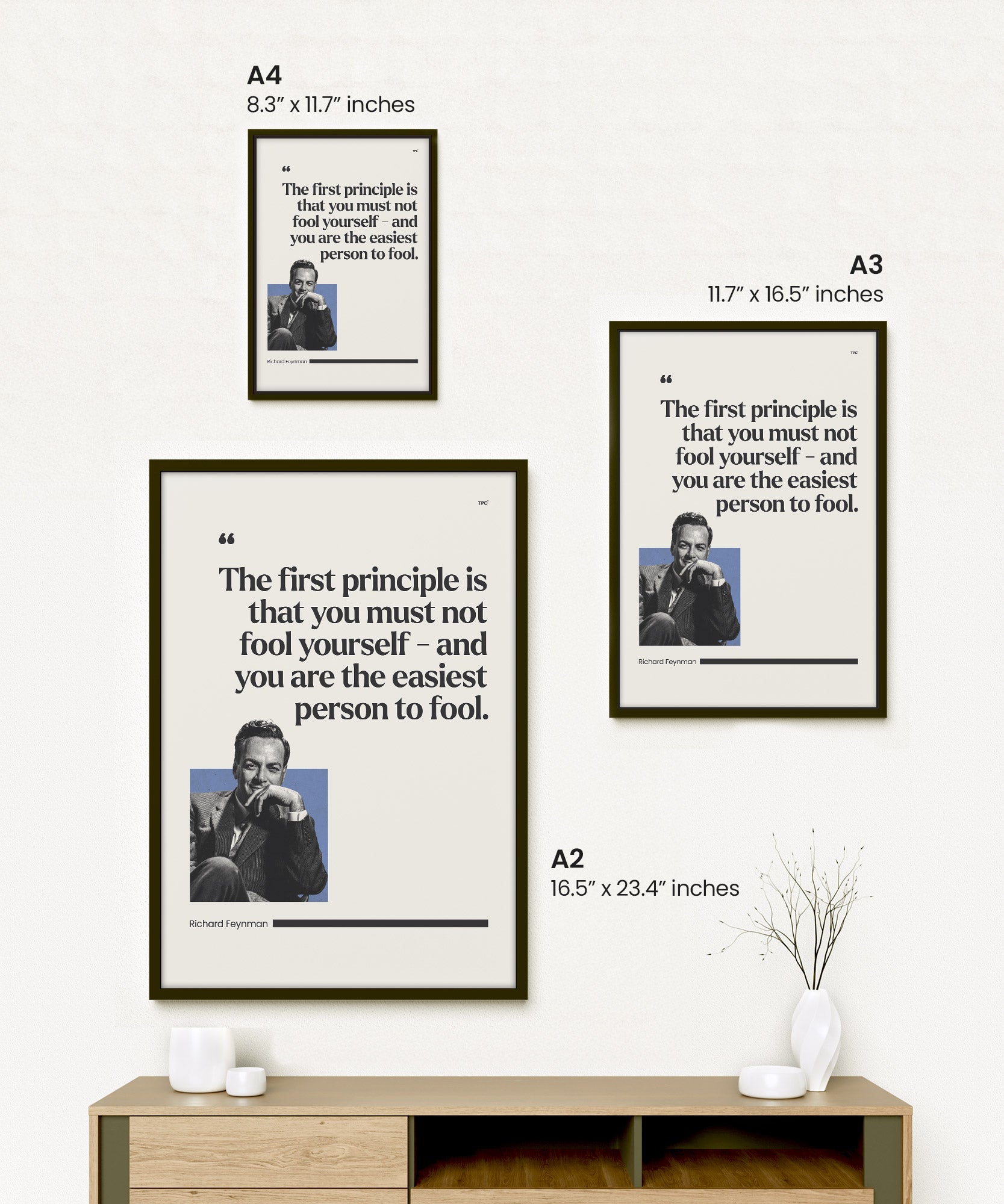 Richard Feynman Poster