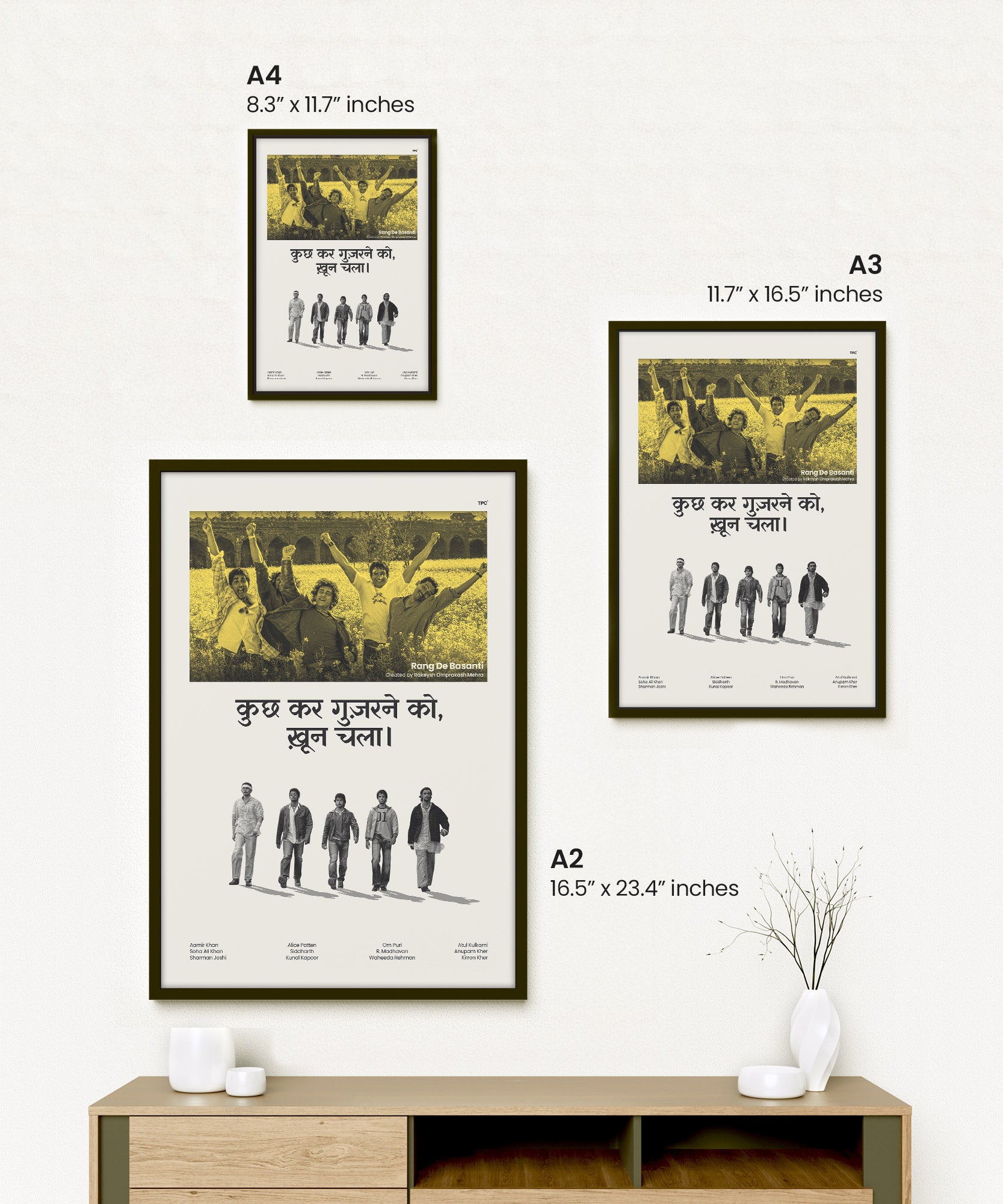 Rang De Basanti Poster (Hindi)