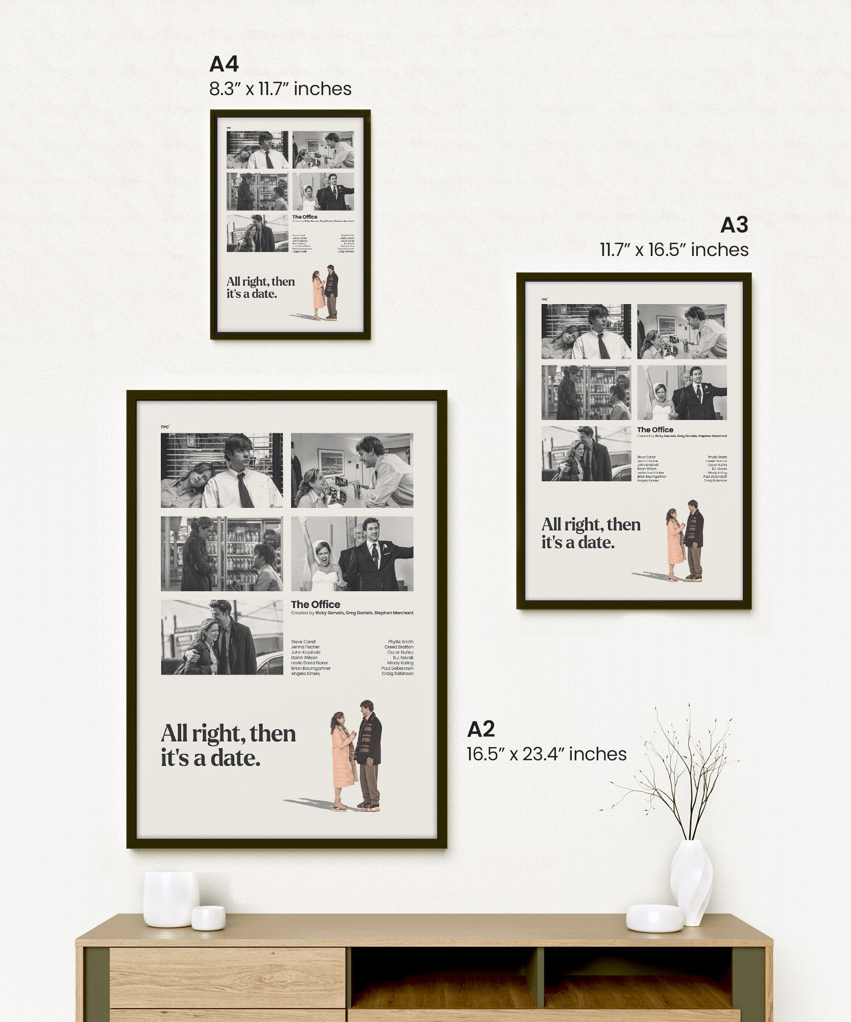 Pam & Jim The Office Poster