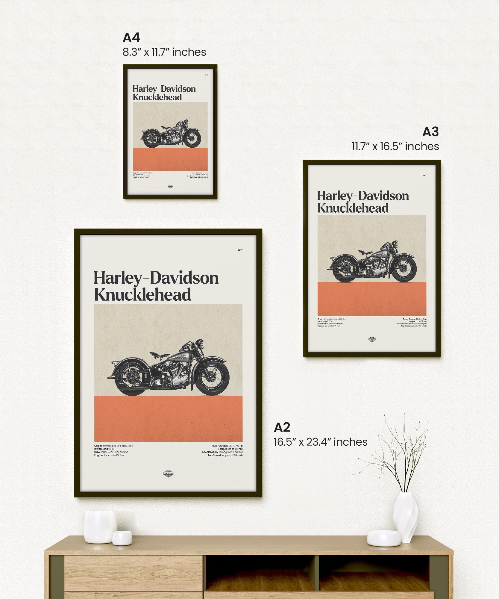 Harley-Davidson Knucklehead Poster