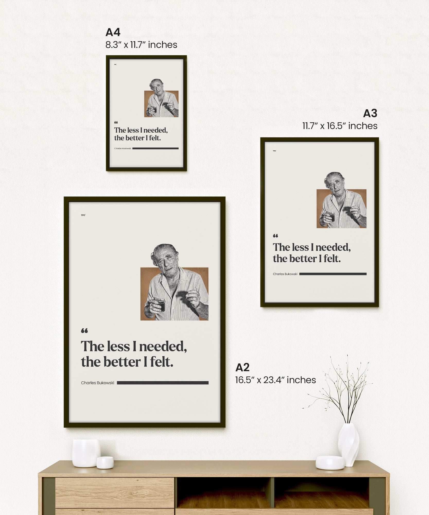 Charles Bukowski Poster