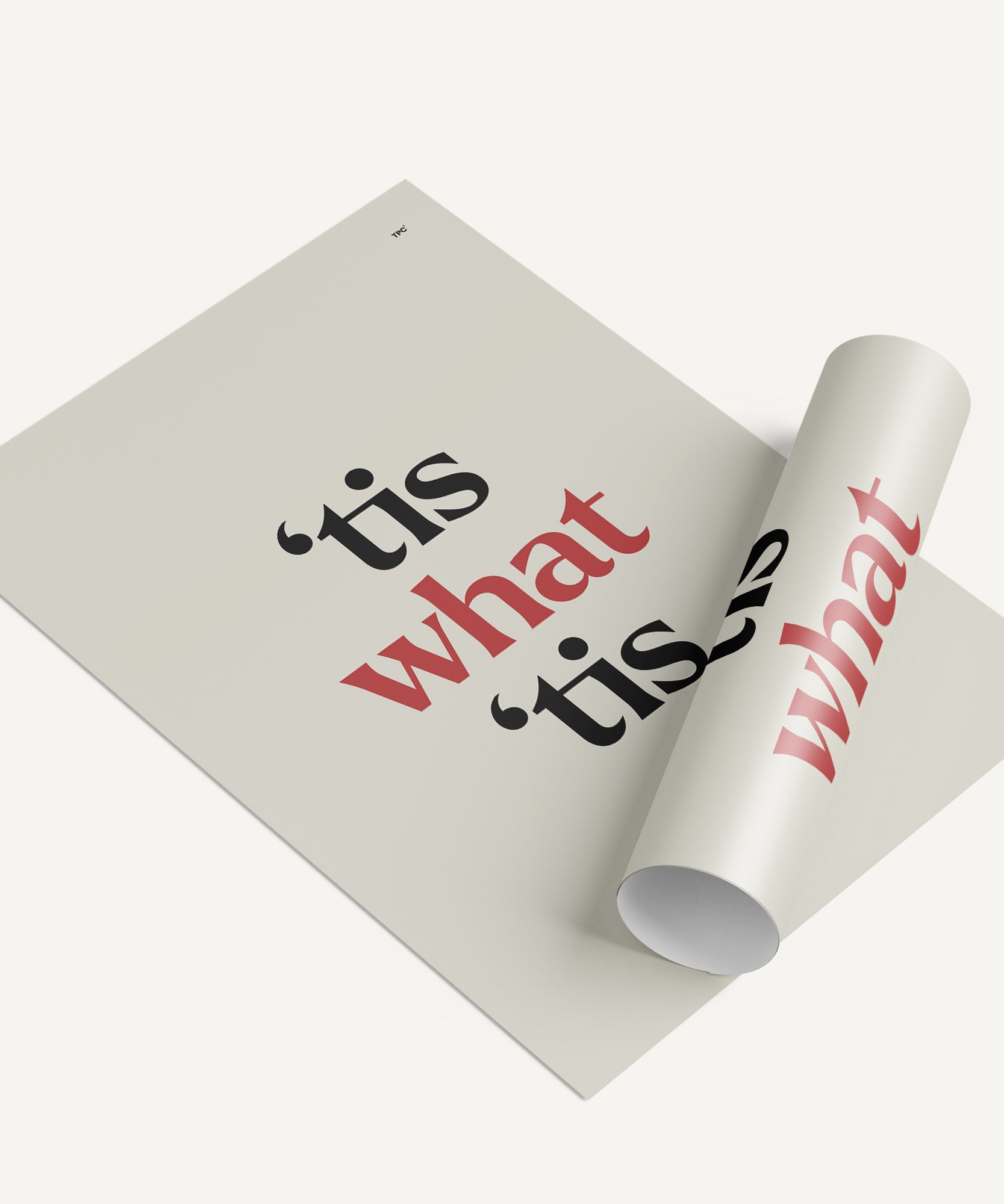 tis what 'tis Poster