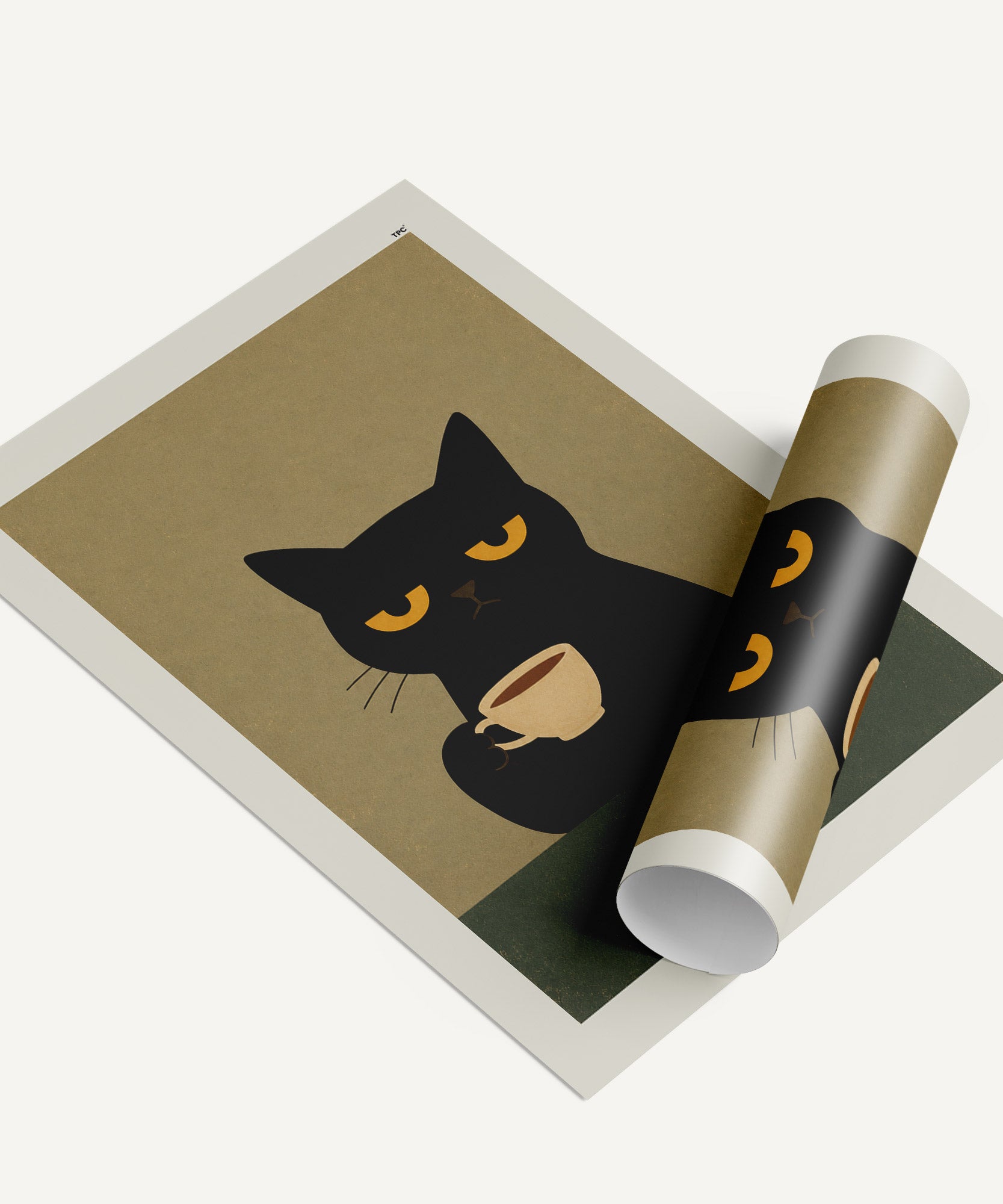 Morning Mood - Cat Poster