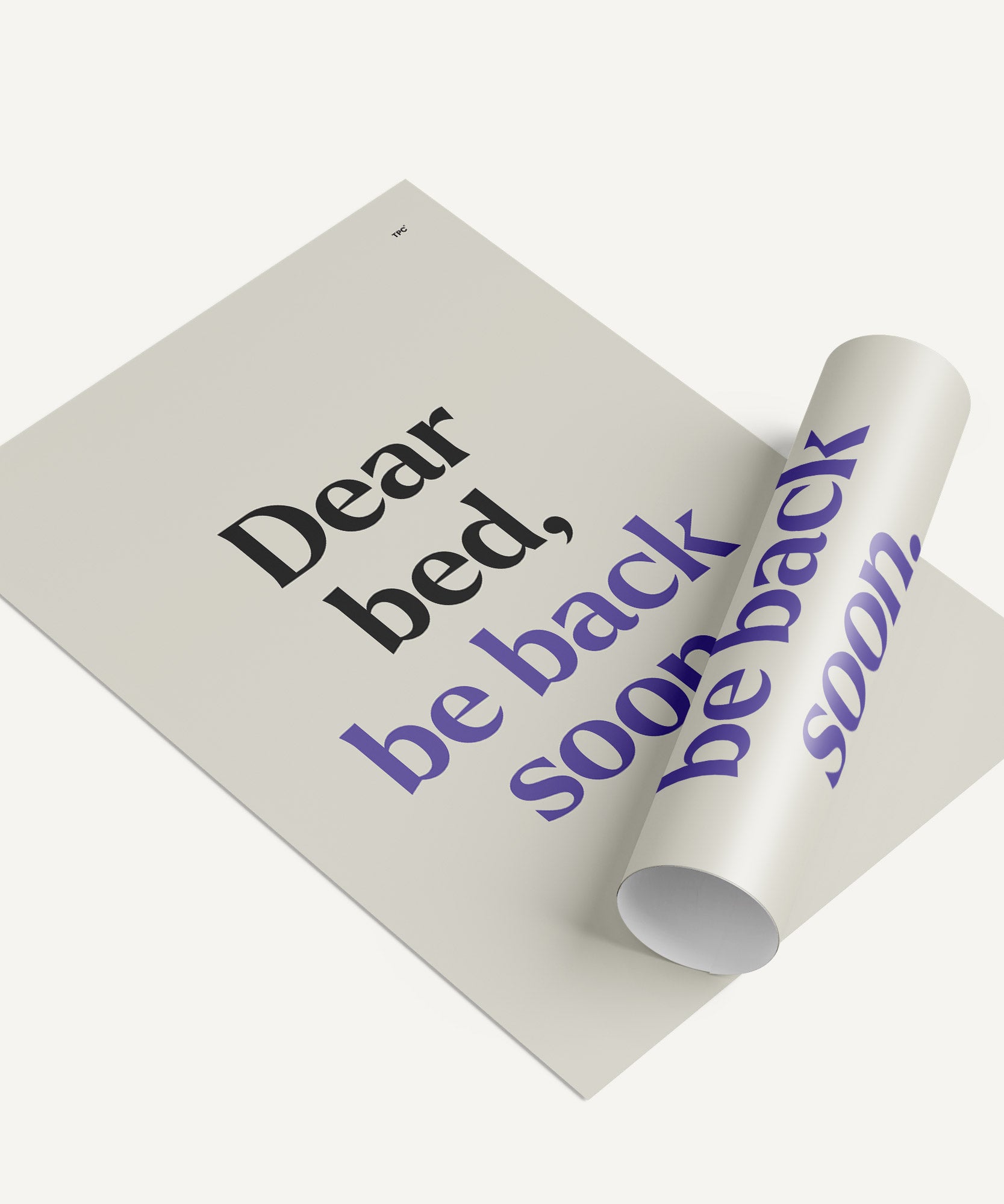 Dear Bed Poster